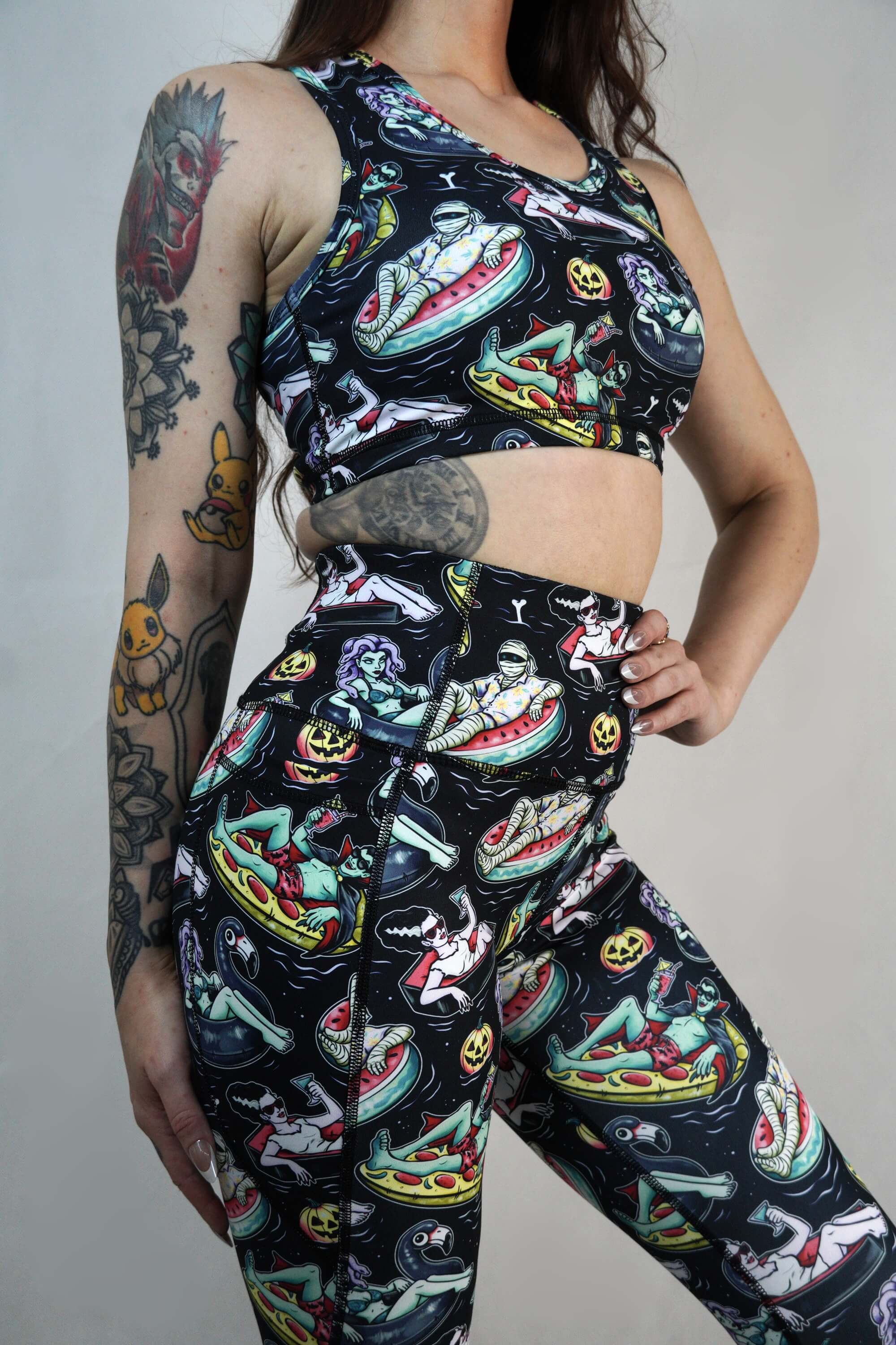 Pool Ghoul - Side Pocket Leggings