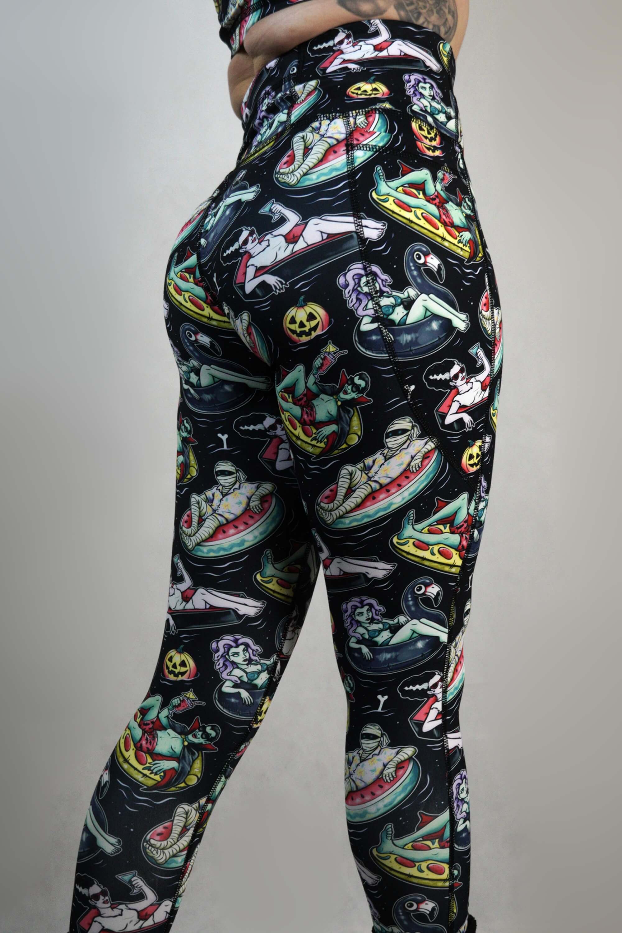 Pool Ghoul - Side Pocket Leggings