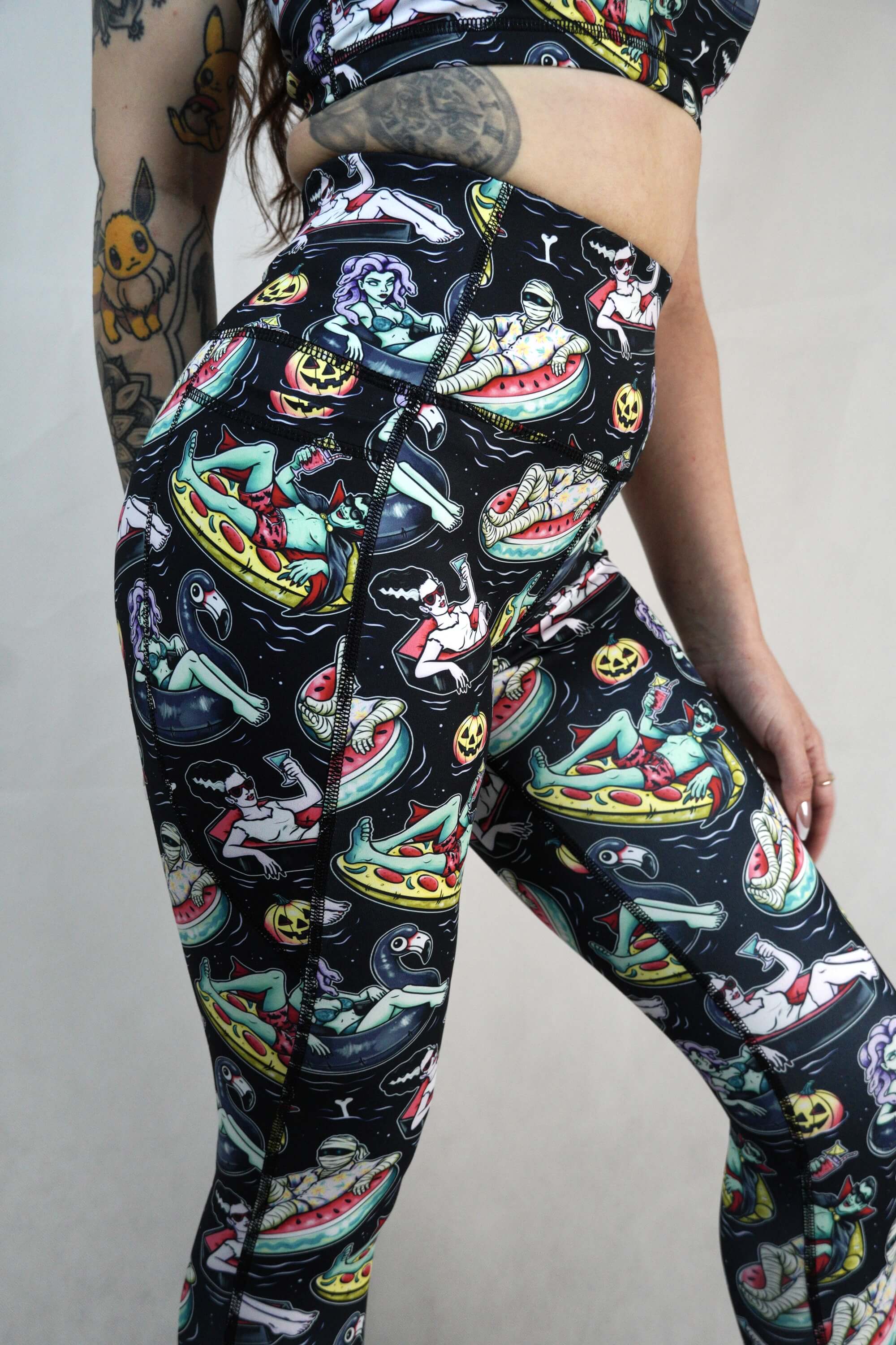Pool Ghoul - Side Pocket Leggings