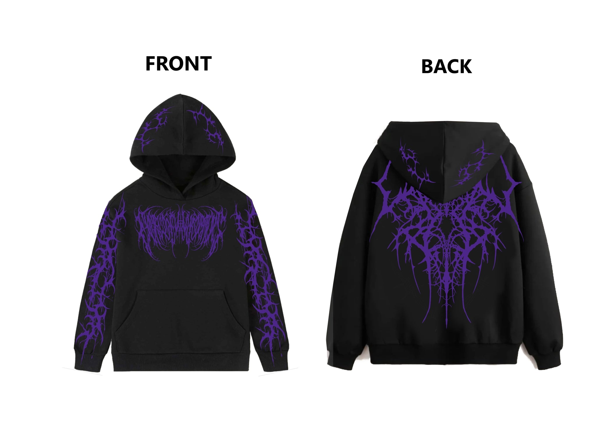 Purple Thrasher - Unisex Pullover Hoodie