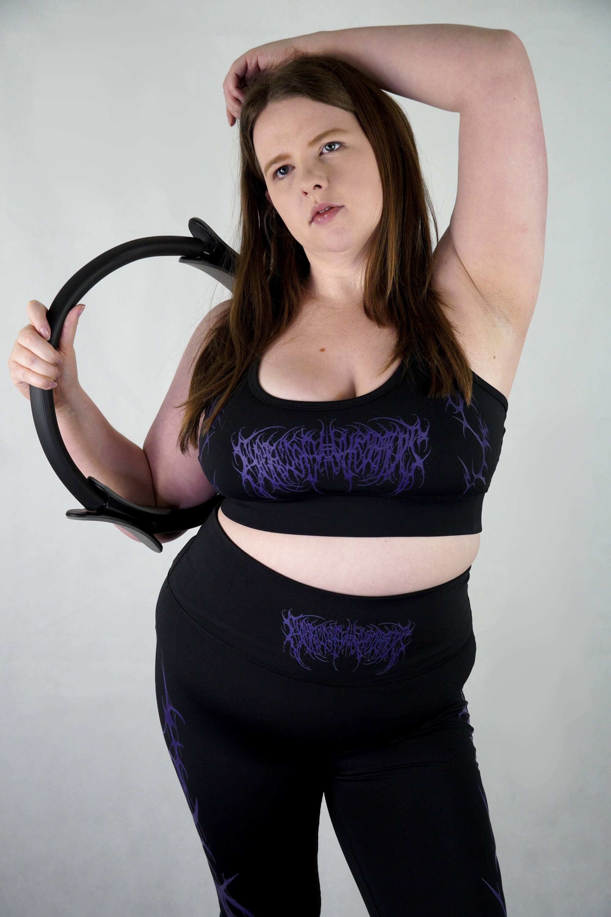 Purple Thrasher - 'Hardcore' Adjustable Crop Tops