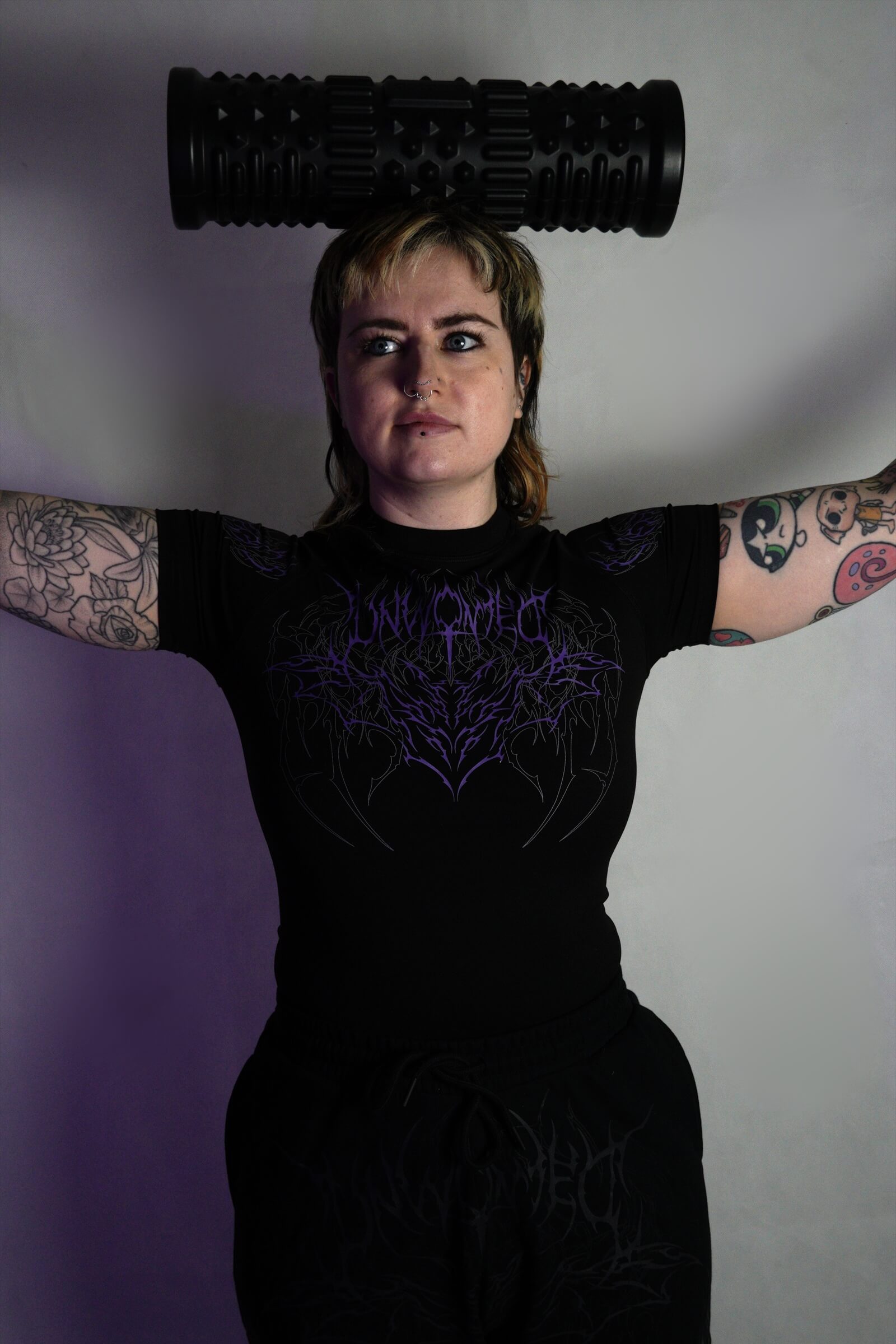 Nightwing Purple - Female Compression T-Shirt
