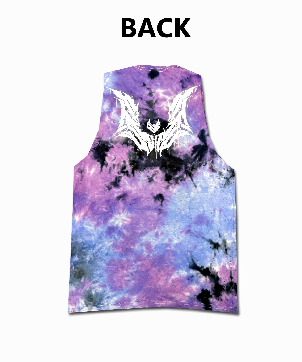 Unwonted Thrasher Purple Tie Dye - Unisex Vest Tank Top