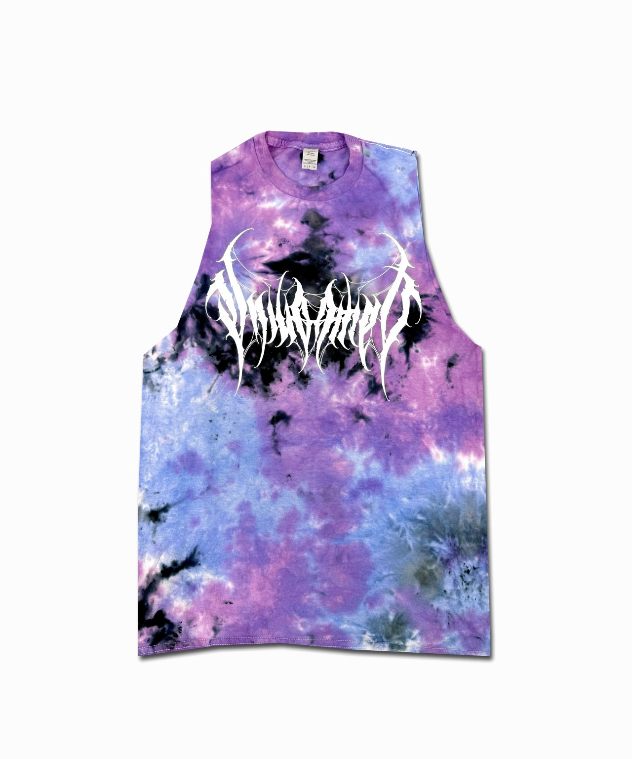 Unwonted Thrasher Purple Tie Dye - Unisex Vest Tank Top