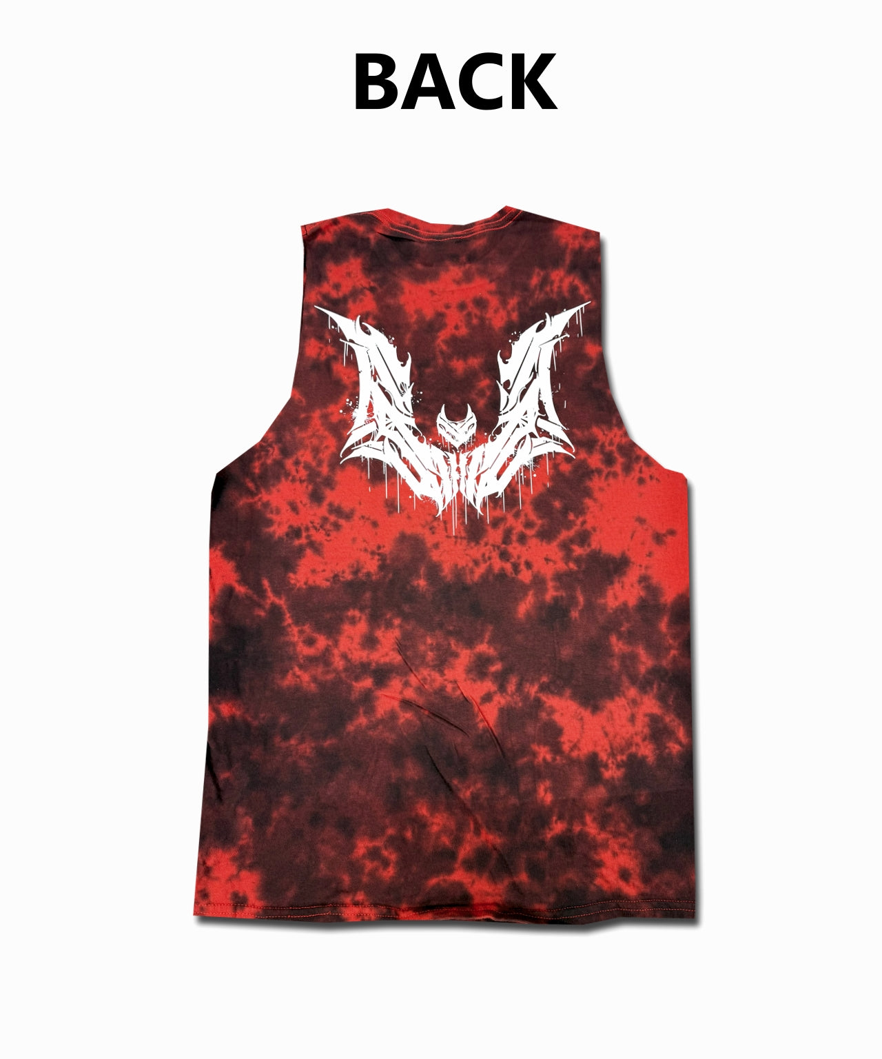 Unwonted Thrasher Red Tie Dye - Unisex Vest Tank Top