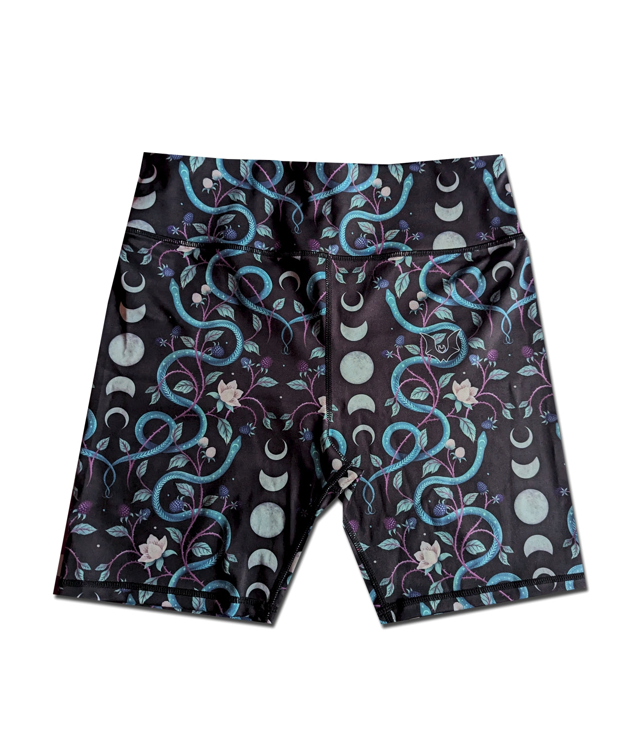 Serenity Snakes - Cycle Shorts - Unwonted Alternative Gym Wear - unwontedapparel