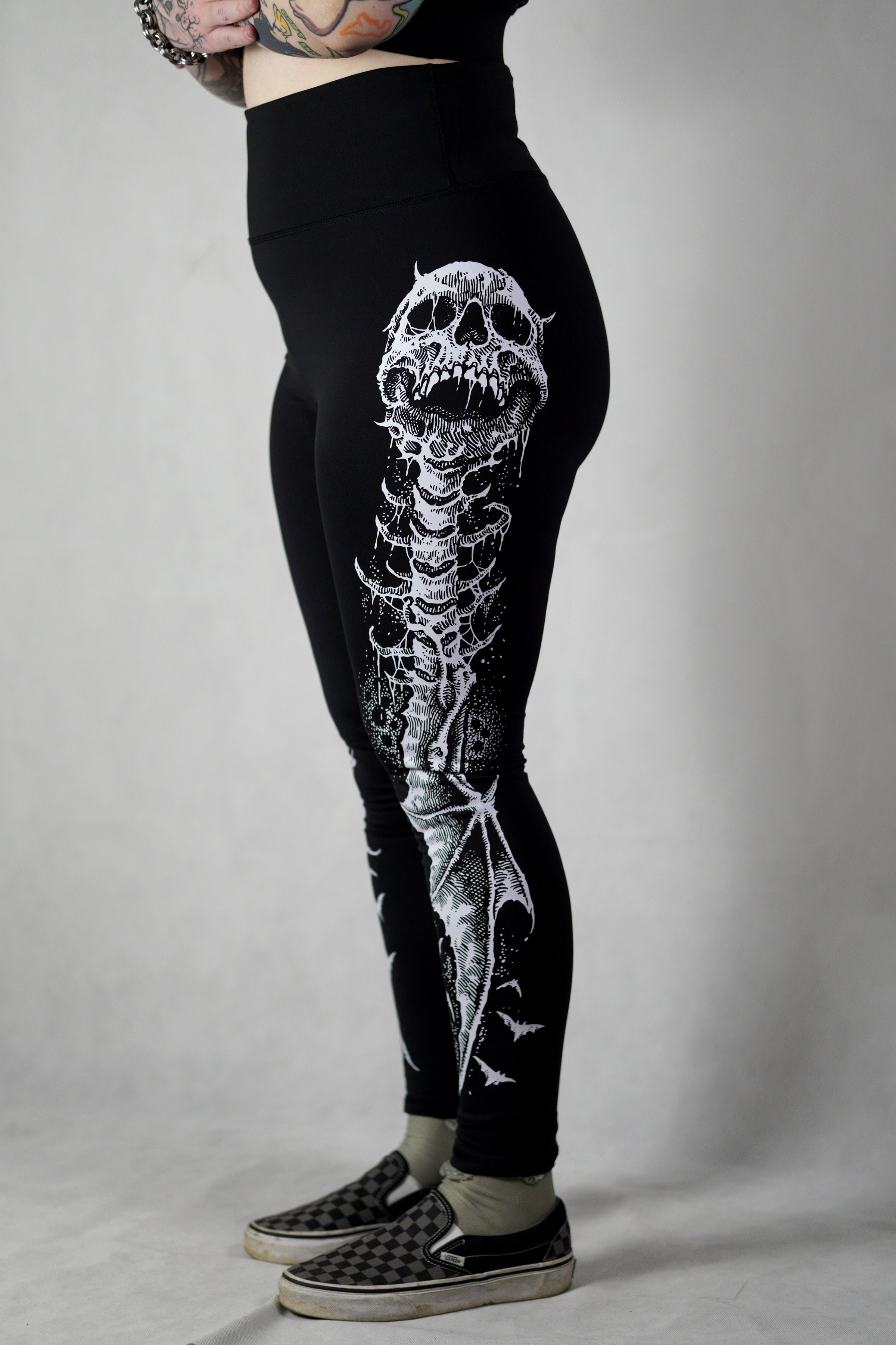 Spinal Bat - 'Hardcore' Full Length Leggings
