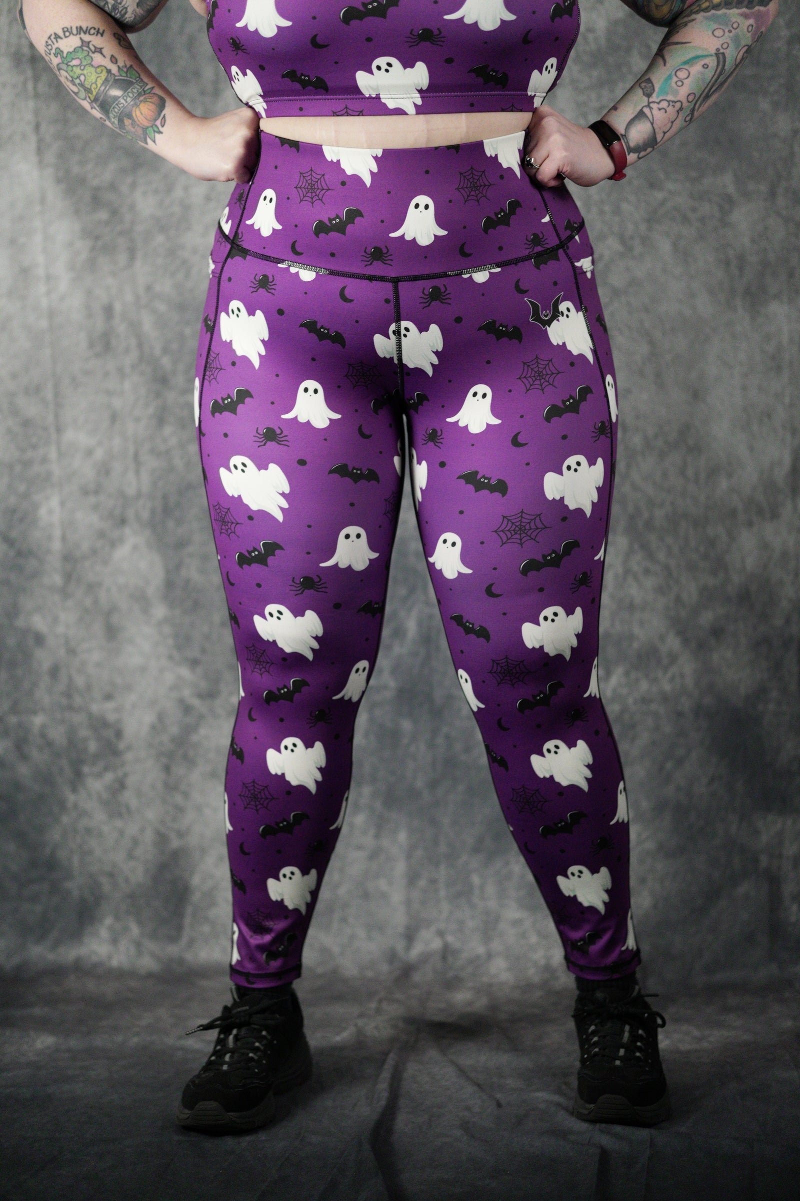Spooky Boo - Side Pocket Leggings