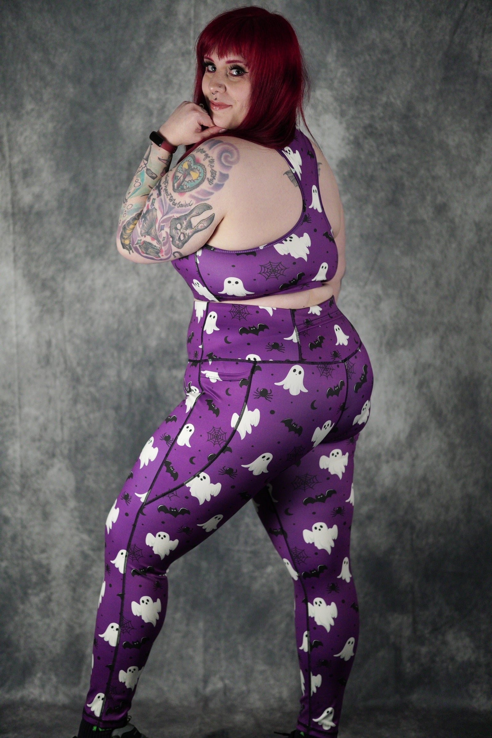 Spooky Boo - Side Pocket Leggings