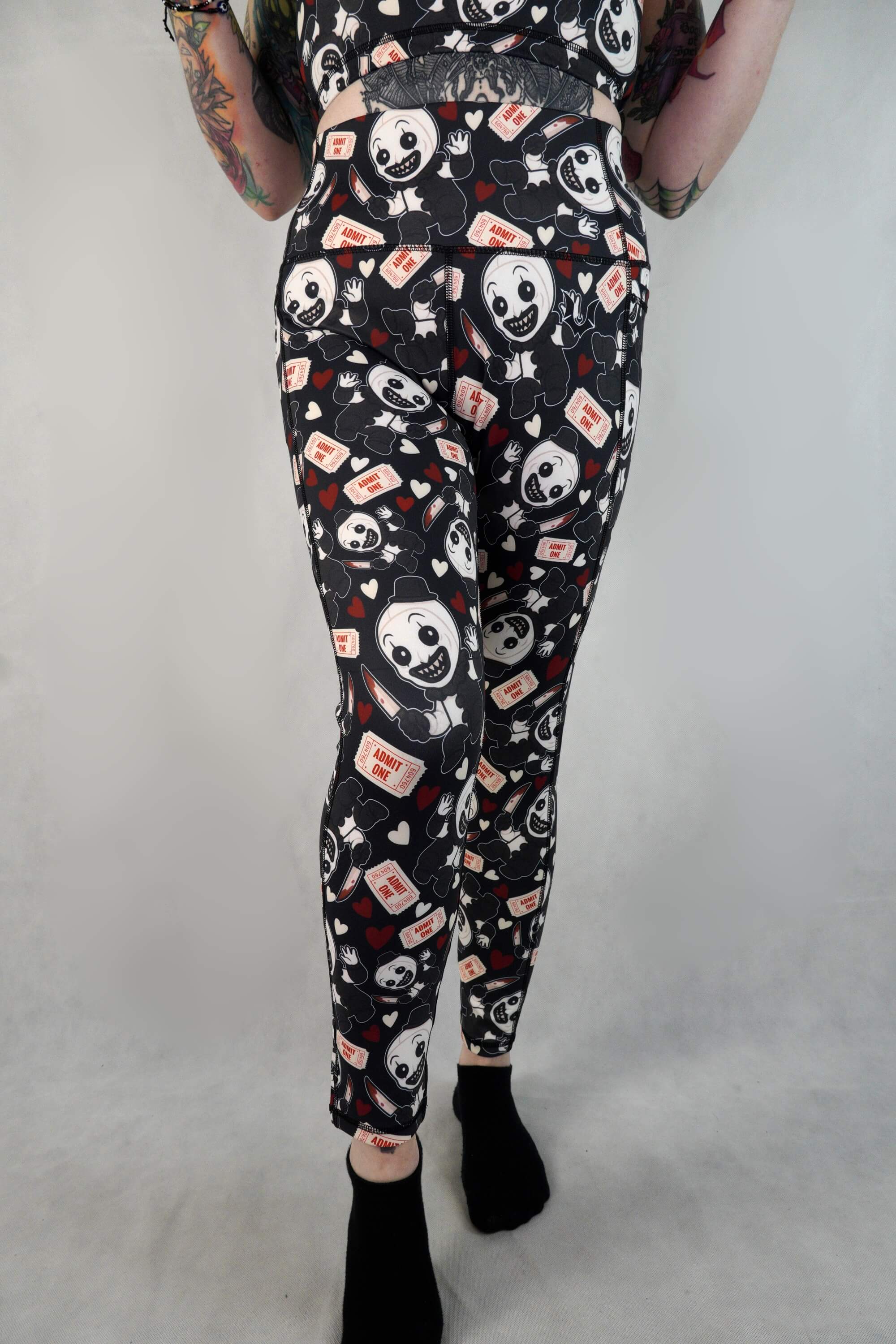 Terrifying Clown - Side Pocket Leggings