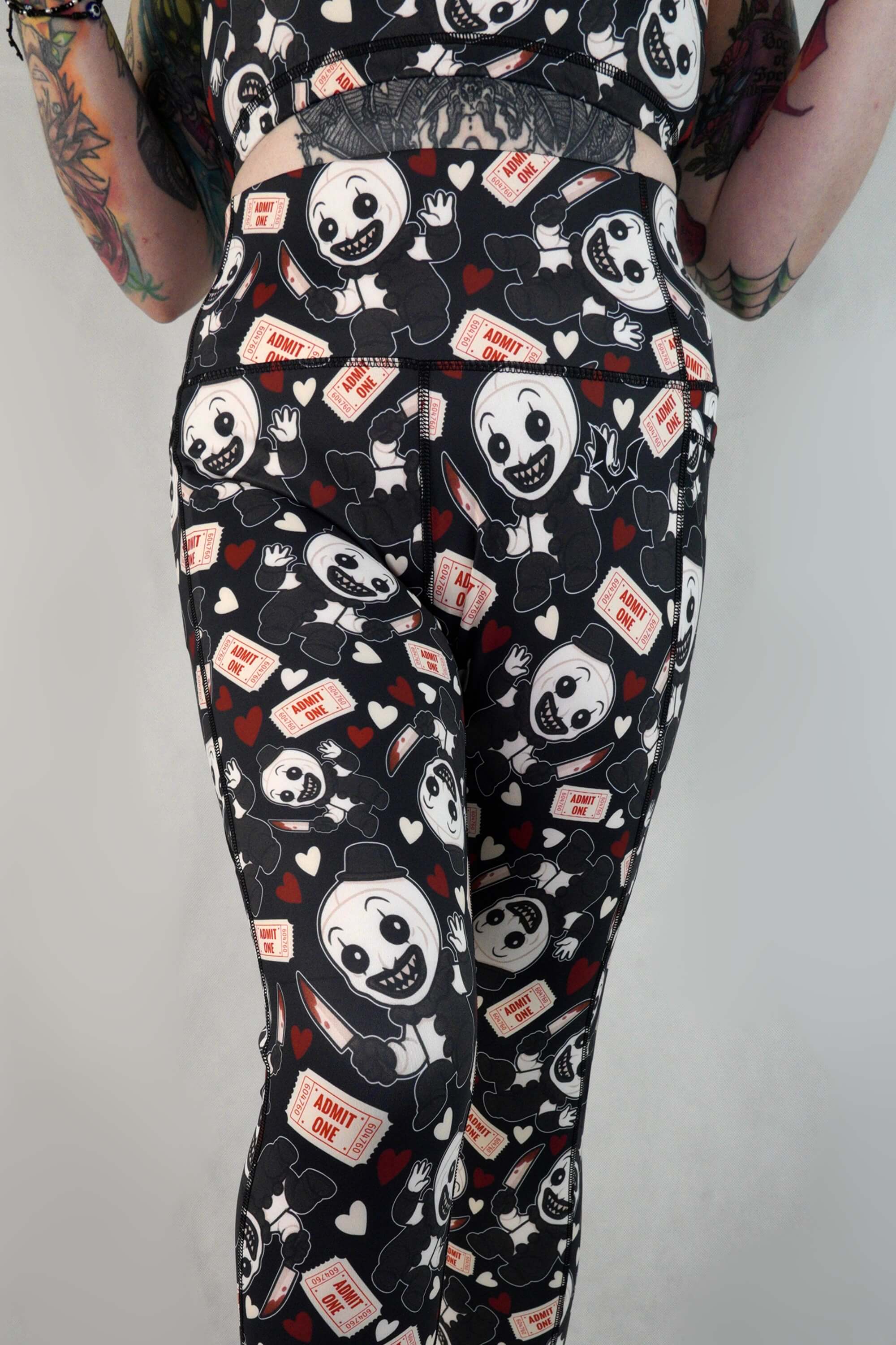 Terrifying Clown - Side Pocket Leggings