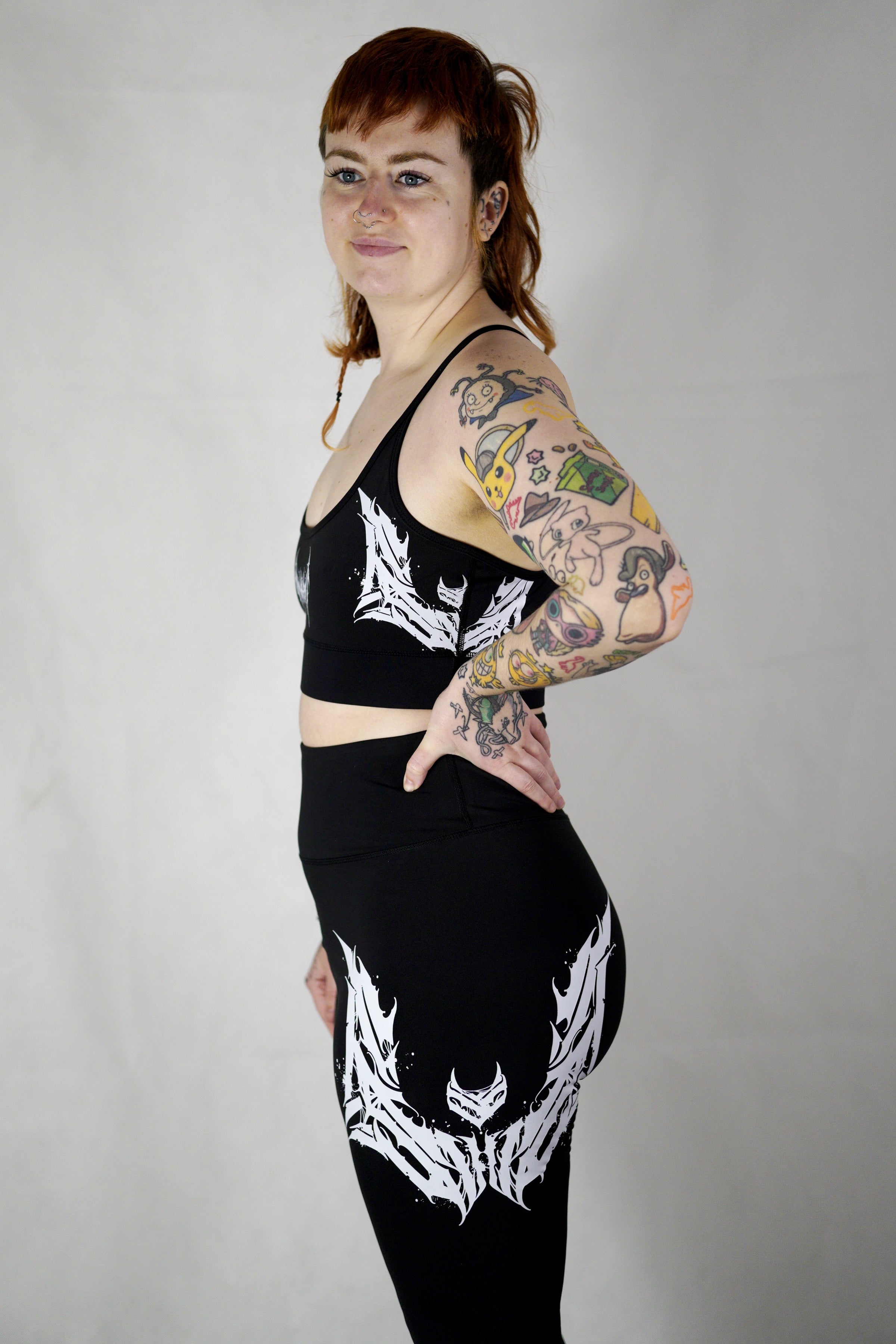 Thrasher Bat - 'Hardcore' Full Length Leggings