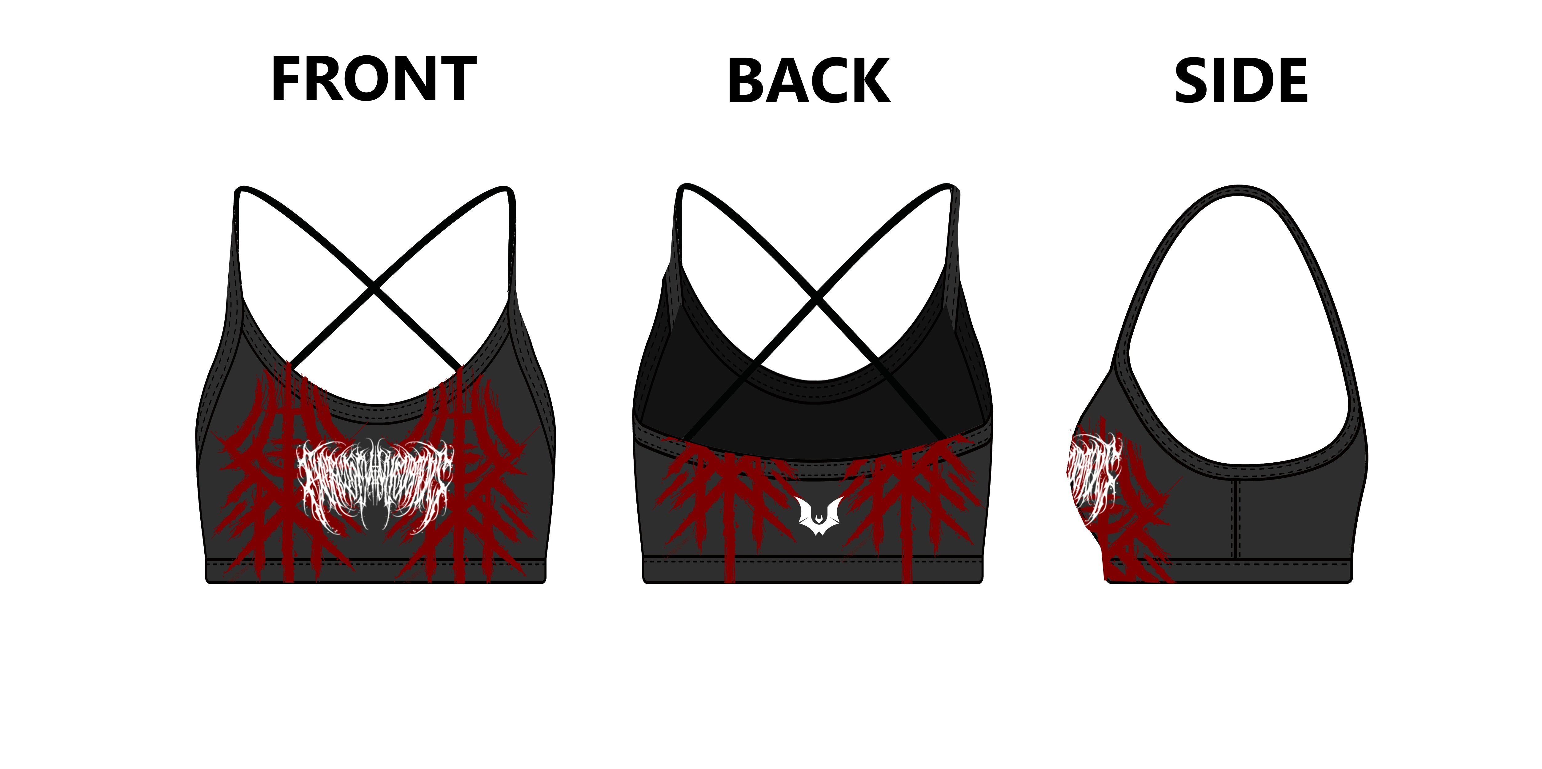 Skadi - 'Hardcore' Adjustable Crop Tops