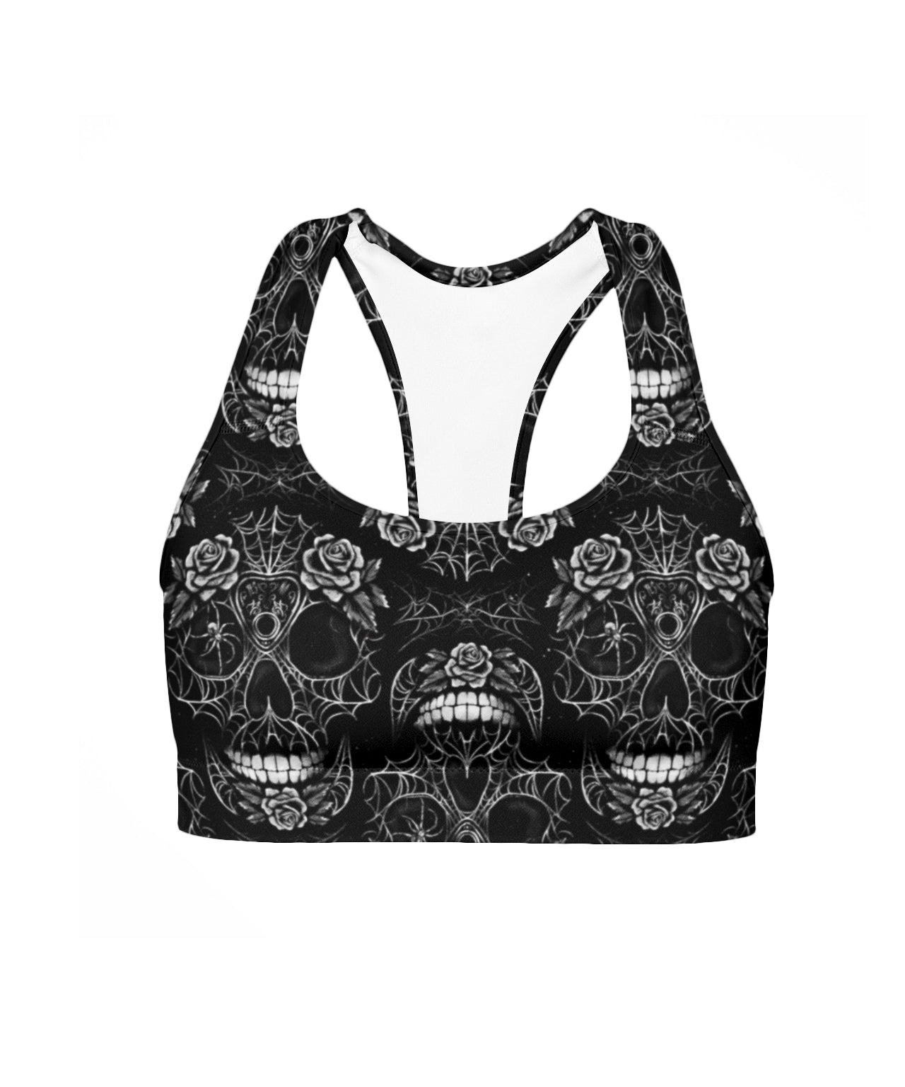 Webbed Skull - Crop Top