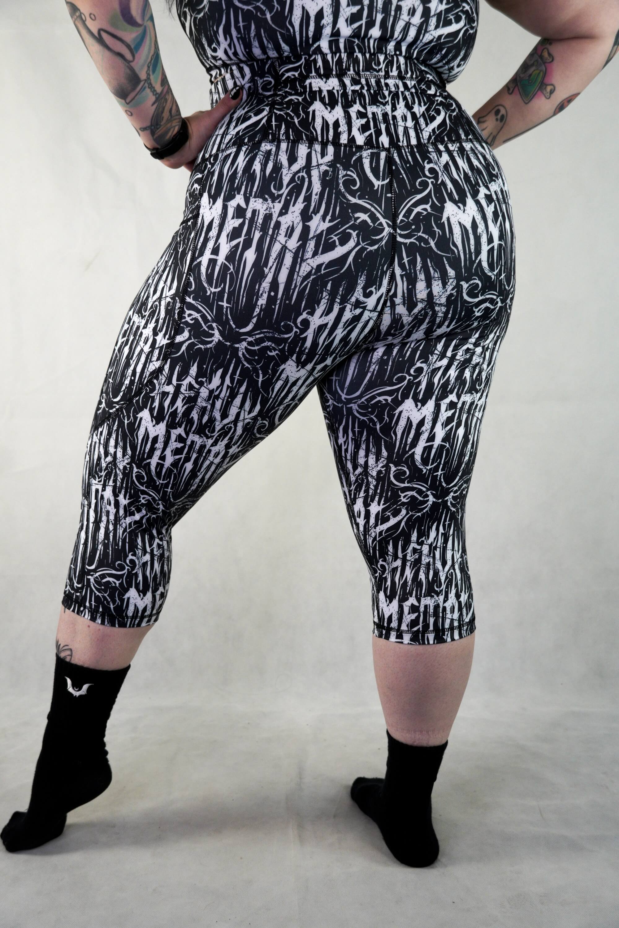 Heavy Metal - Capri Side Pockets