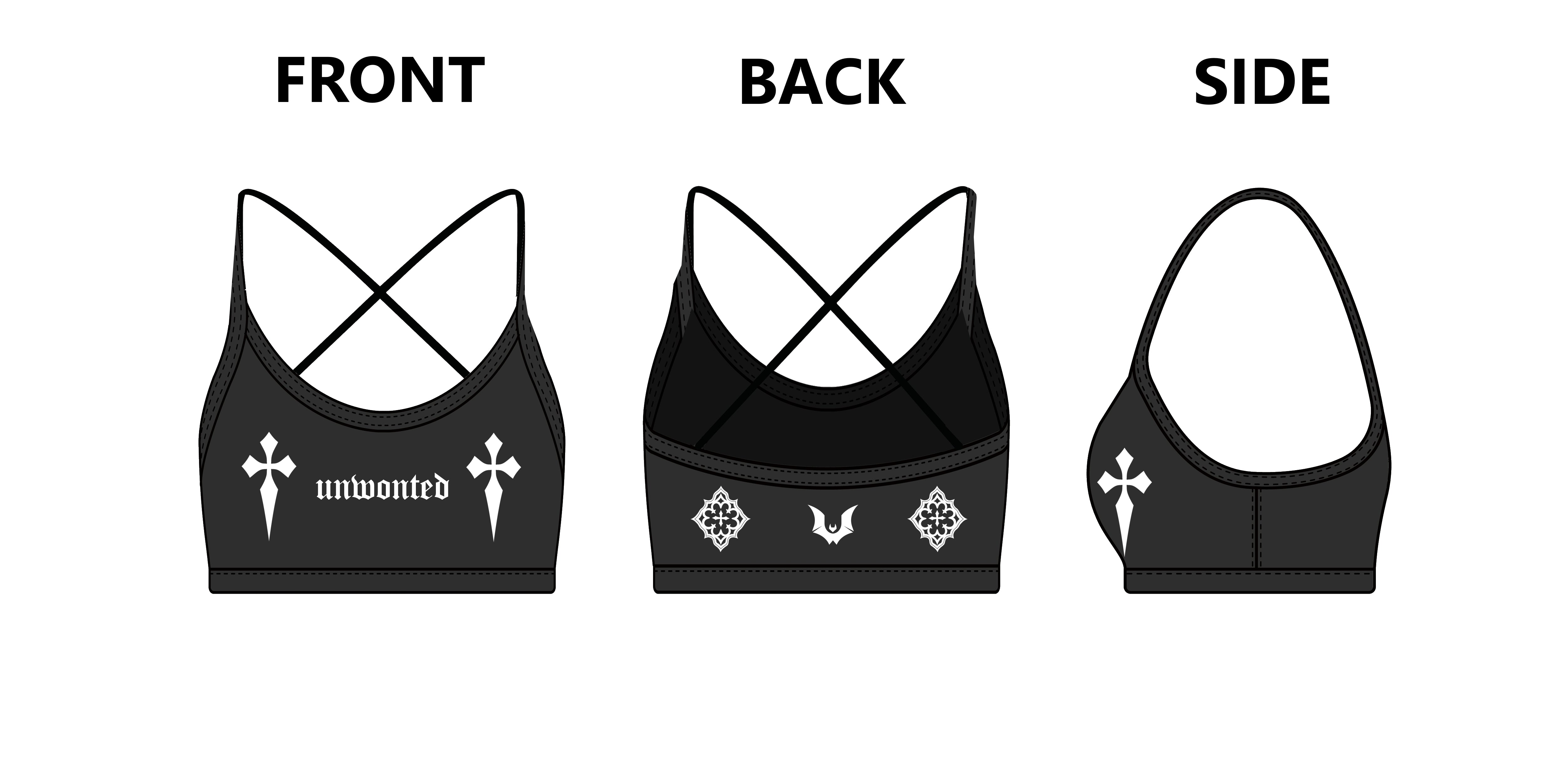 Thou Shalt Lift - 'Hardcore' Adjustable Crop Tops