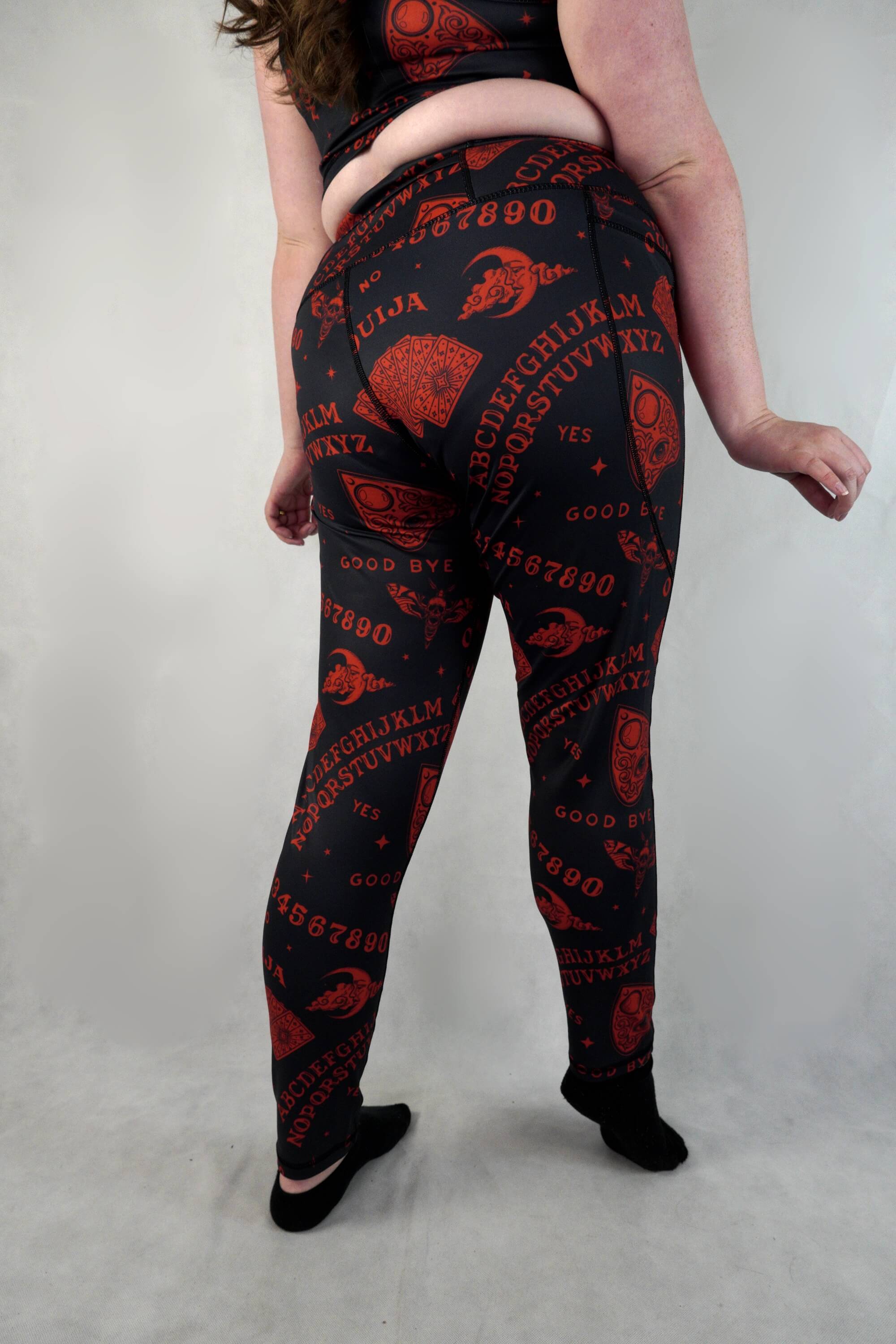 Red Ouija - Side Pocket Leggings