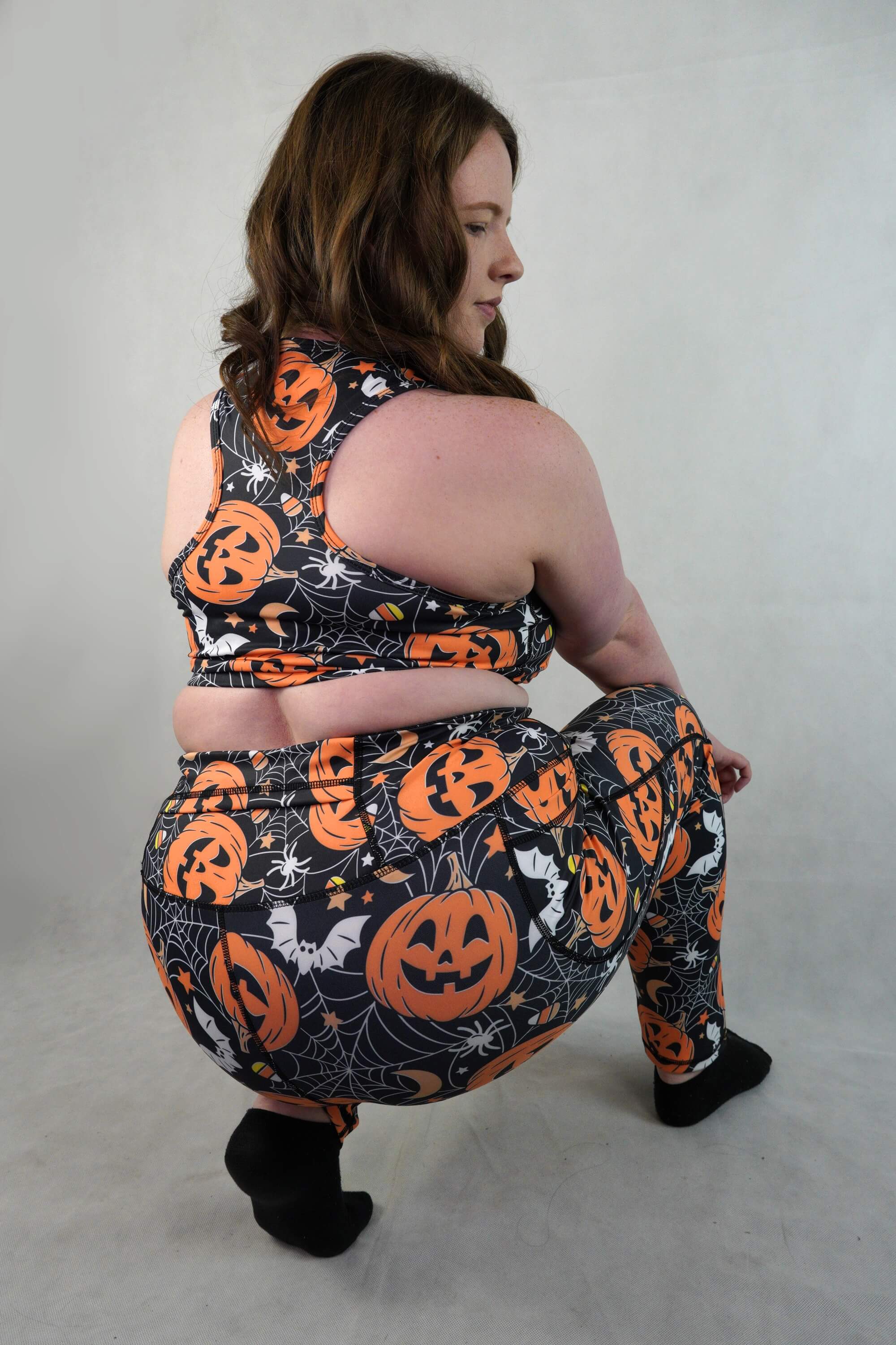 Pumpkin Webs - Side Pocket Leggings