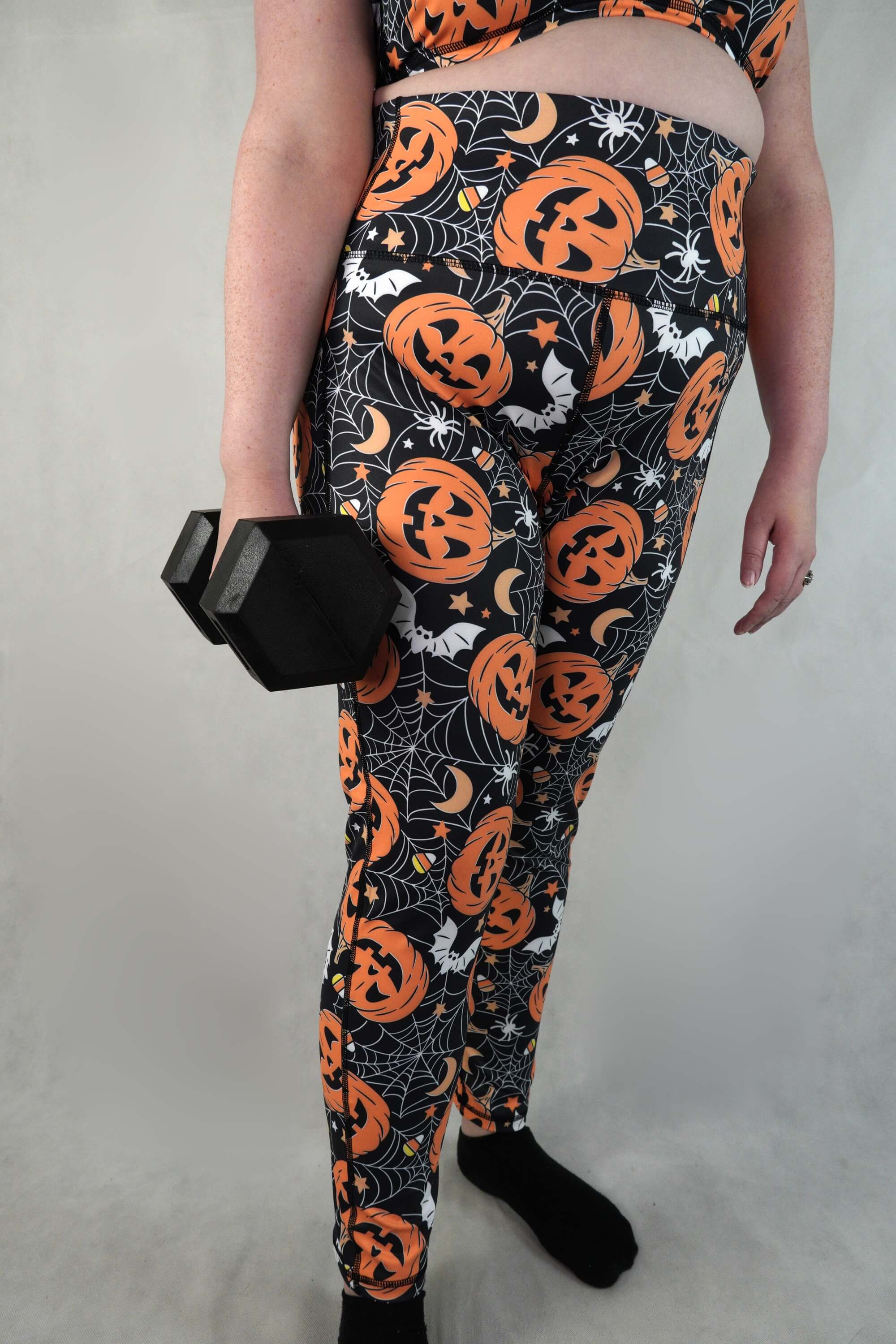 Pumpkin Webs - Side Pocket Leggings