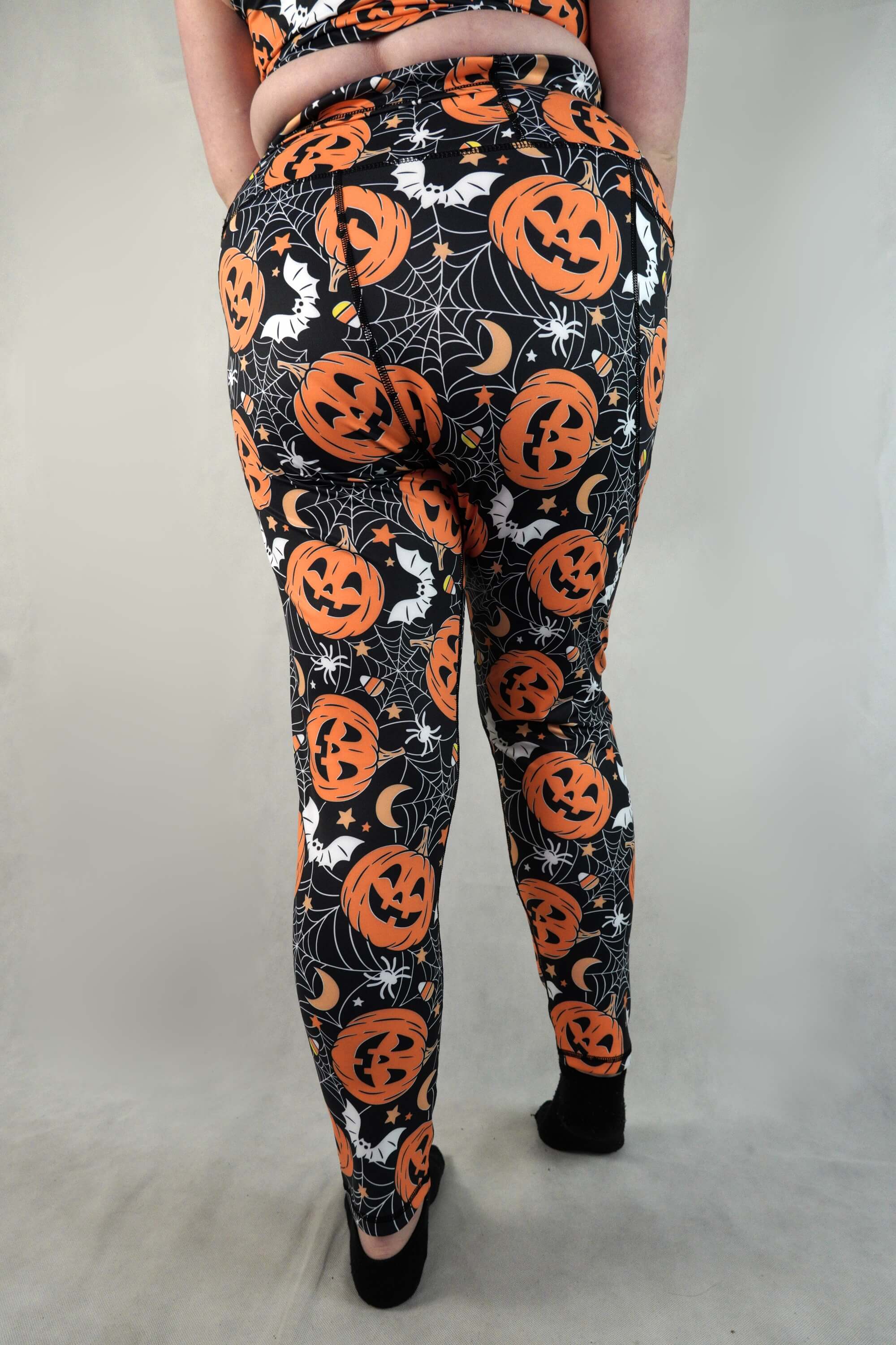 Pumpkin Webs - Side Pocket Leggings