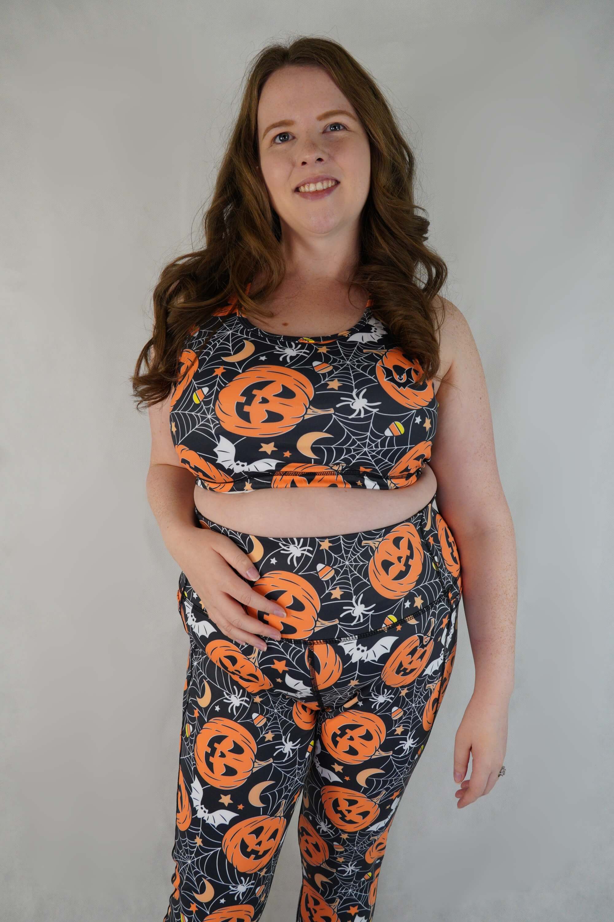 Pumpkin Webs - Side Pocket Leggings