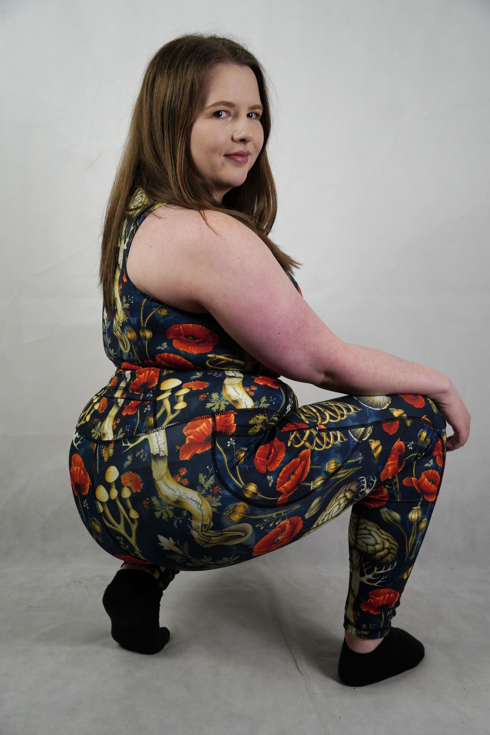 Skeleton Poppy's - Side Pocket Leggings