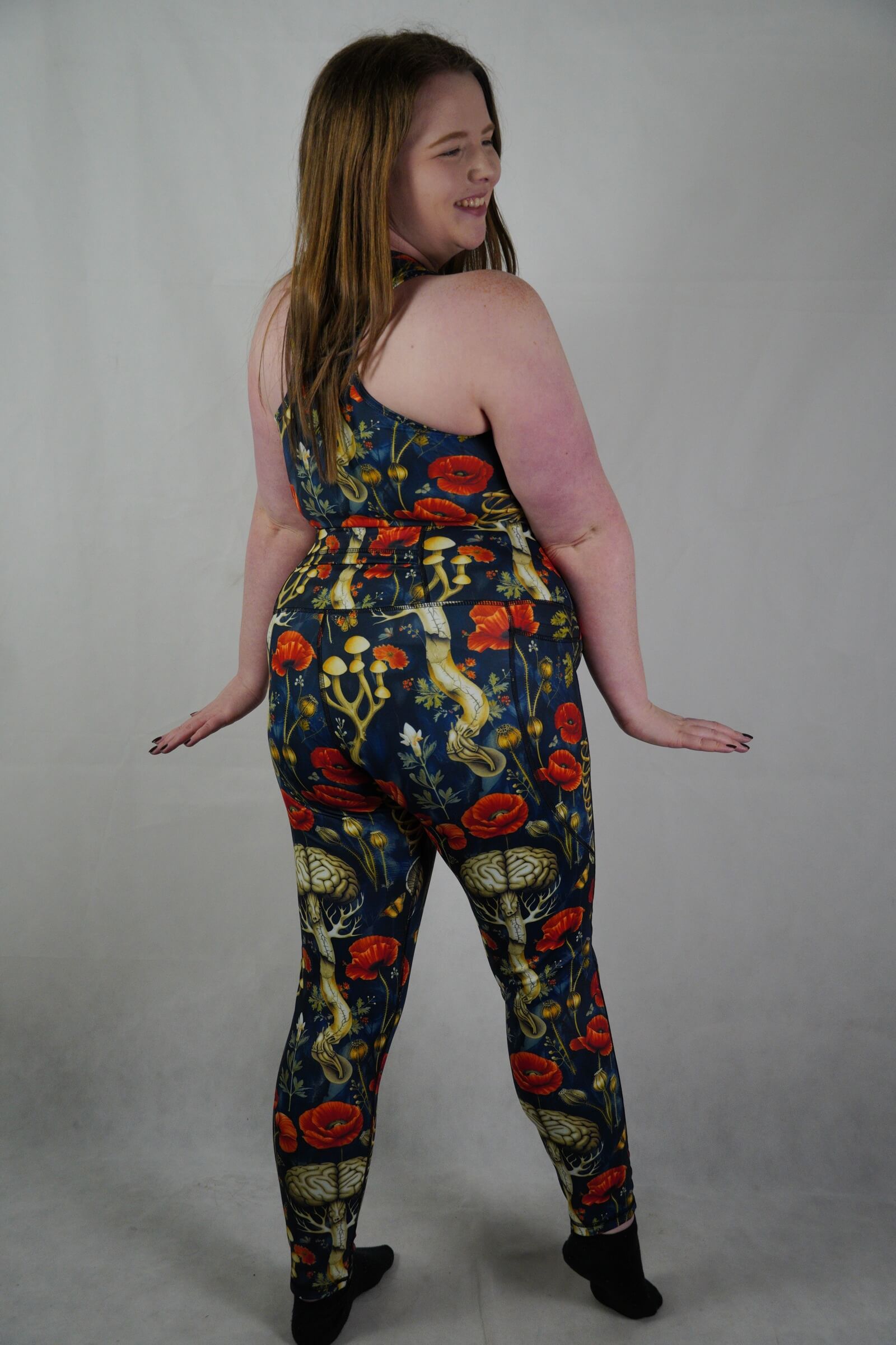 Skeleton Poppy's - Side Pocket Leggings