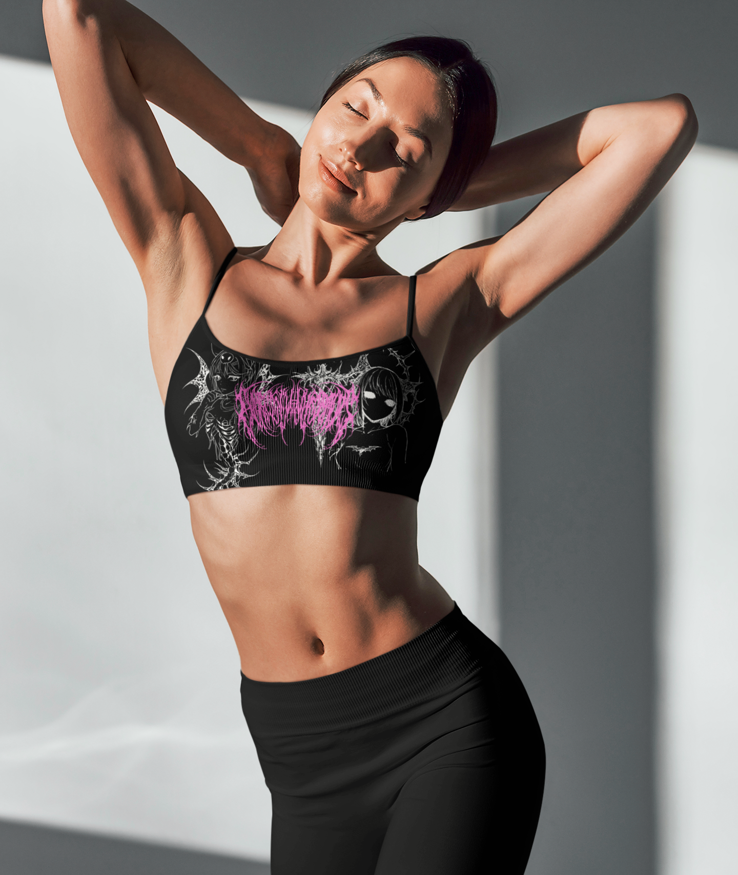 Valkrya - 'Hardcore' Adjustable Crop Tops