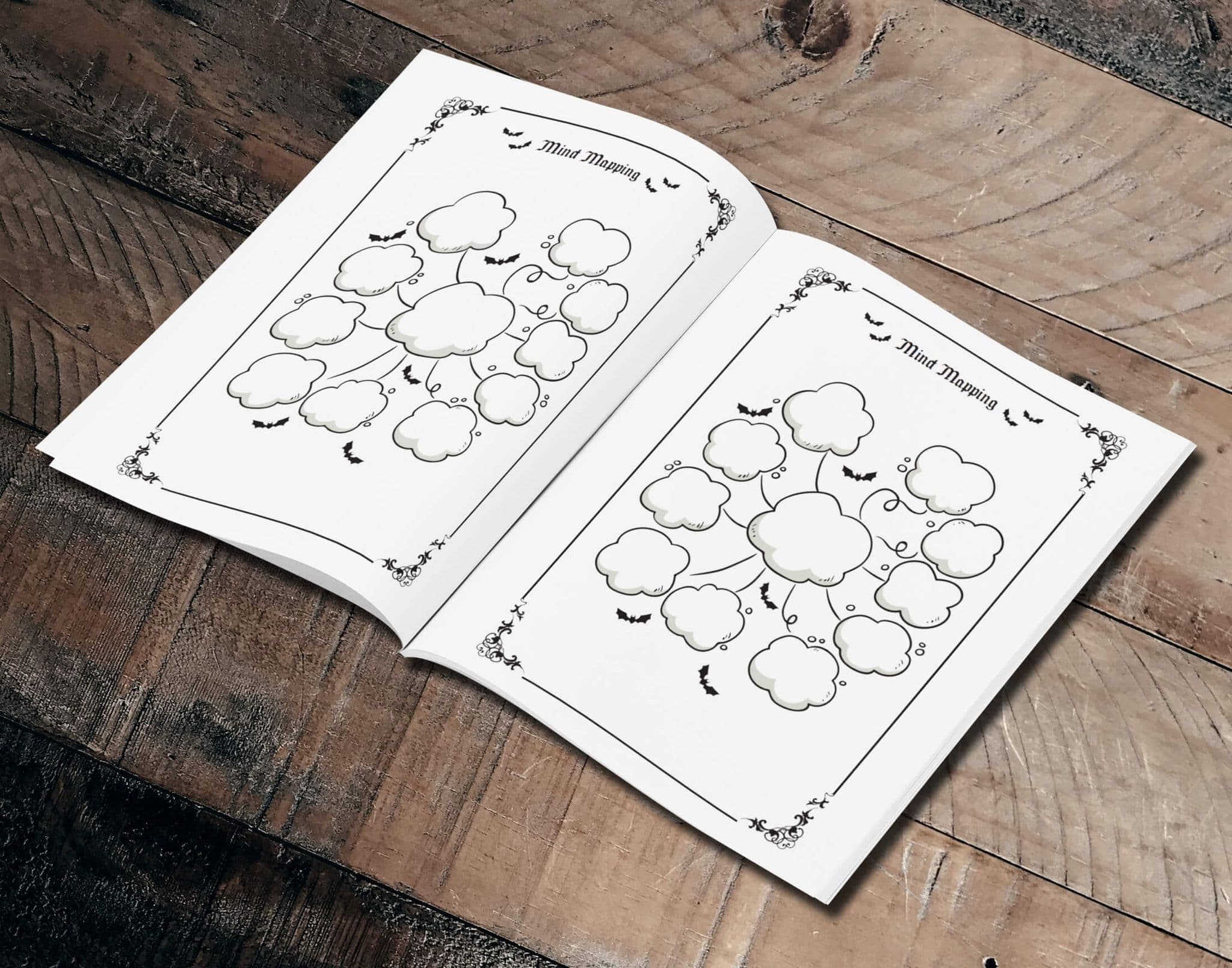 Unwonted 12 Week Fitness & Wellness Gothic Planner - unwontedapparel