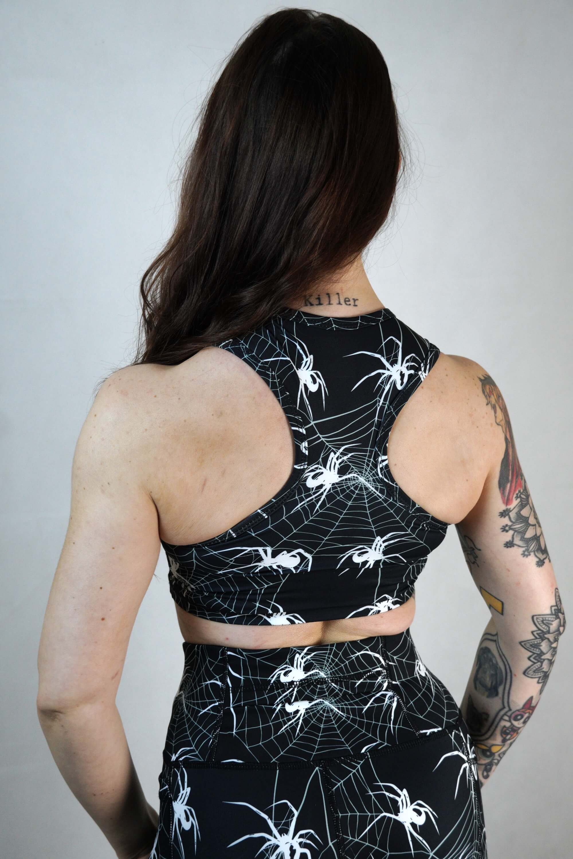 Arachnid - Racerback Crop Top