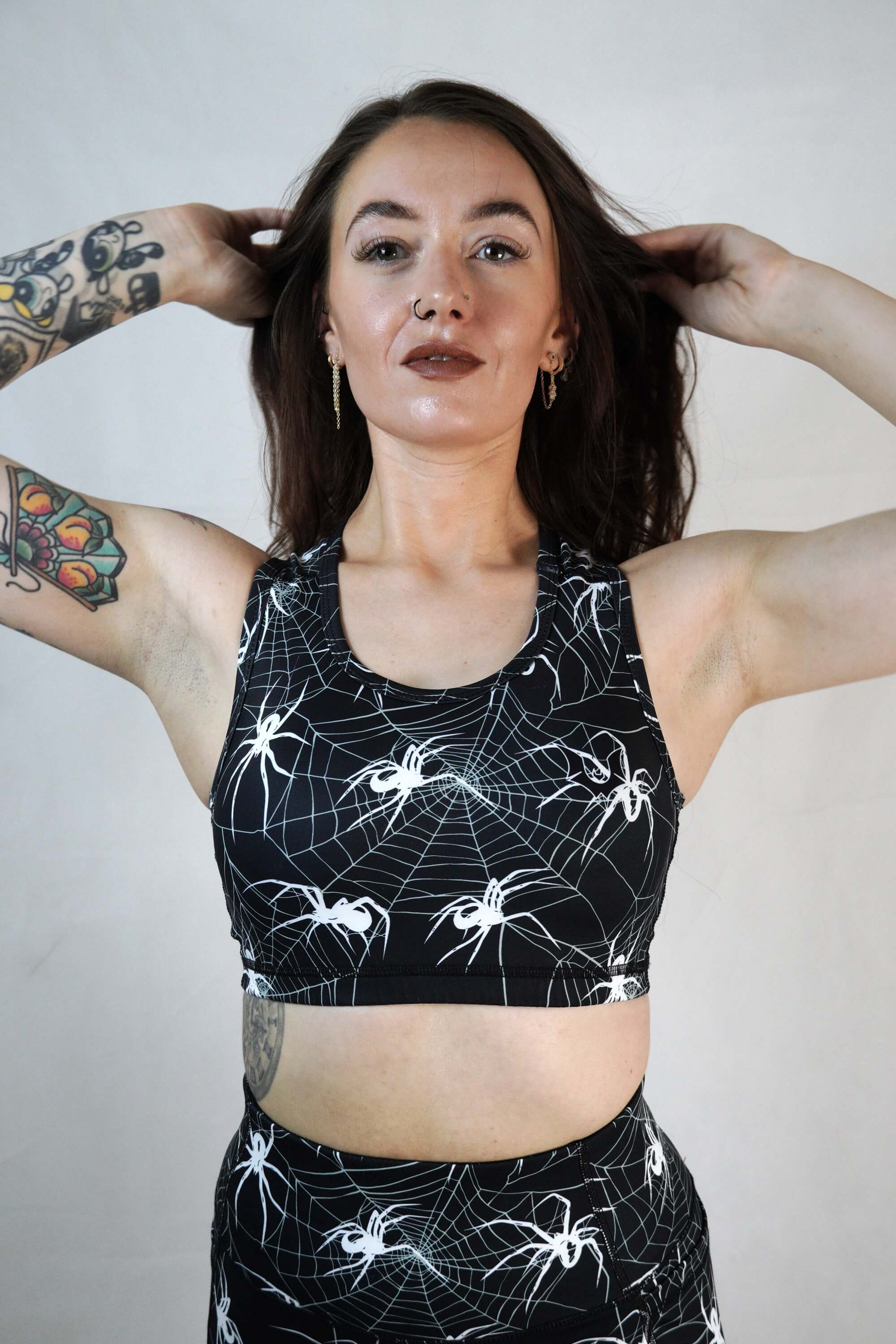 Arachnid - Racerback Crop Top