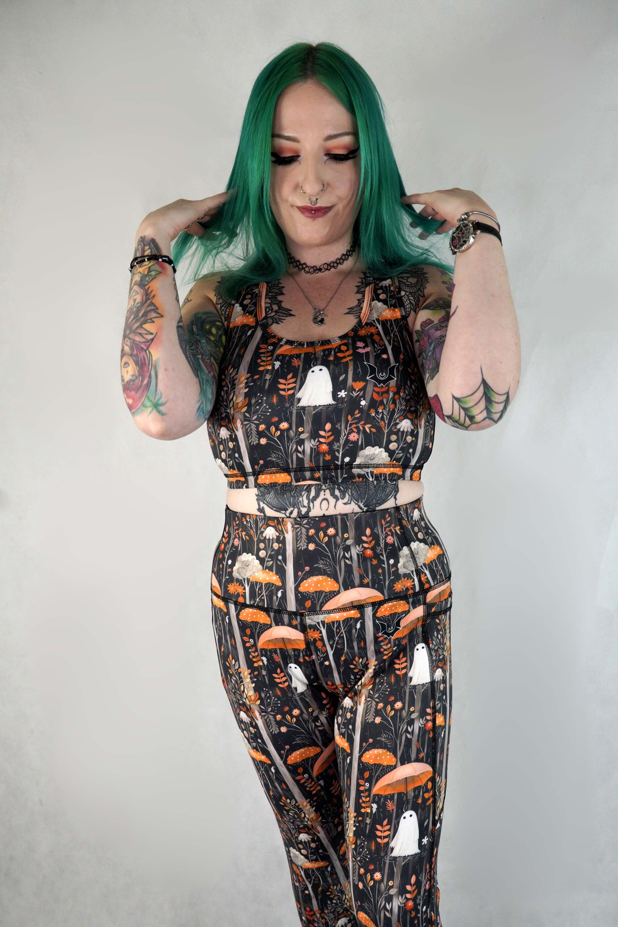 Autumn Ghost - Side Pocket Leggings