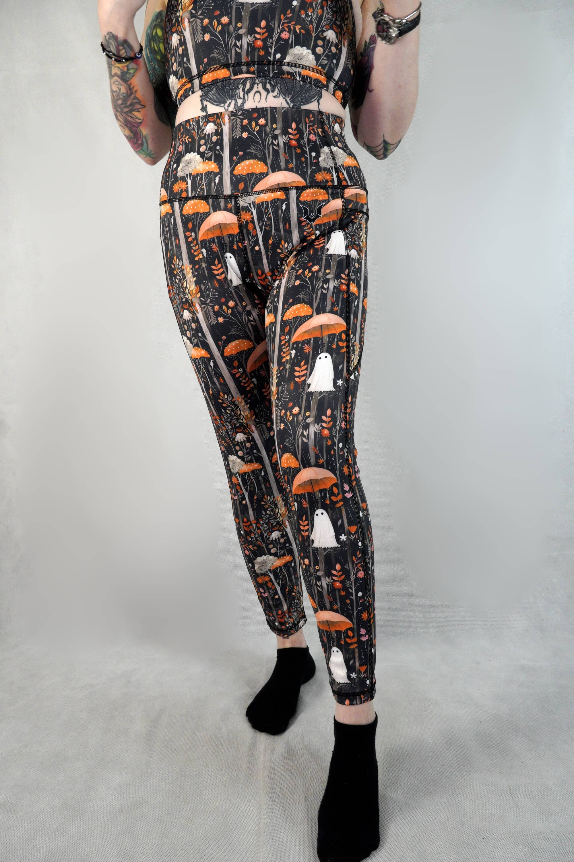 Autumn Ghost - Side Pocket Leggings
