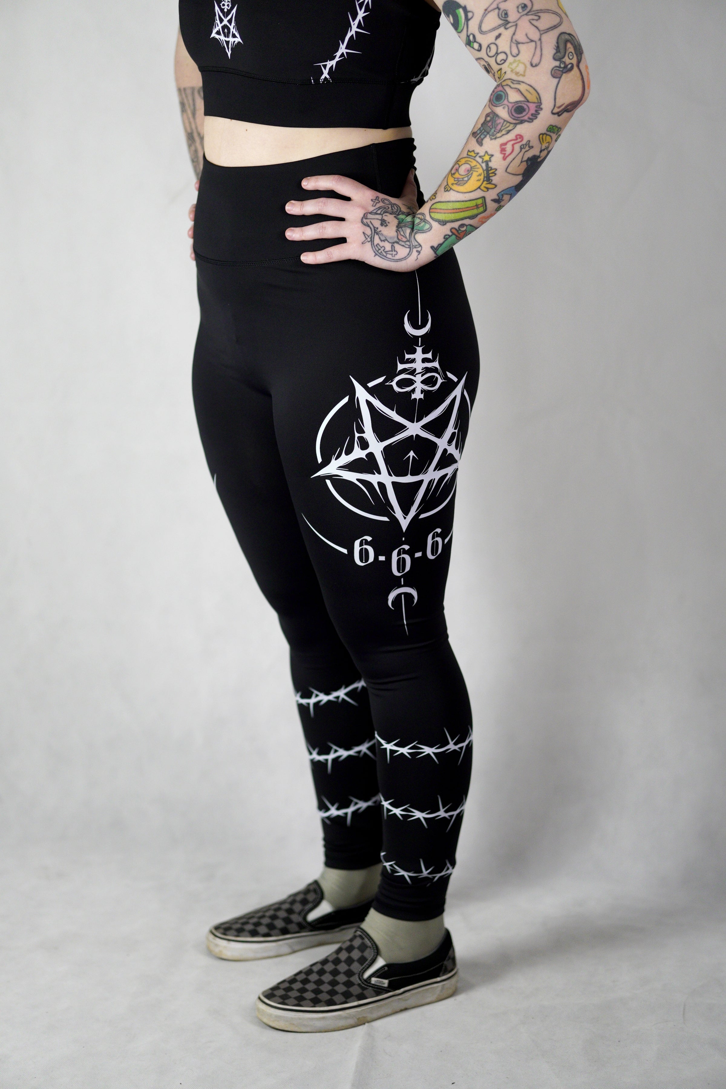 Barbed Wire - 'Hardcore' Full Length Leggings
