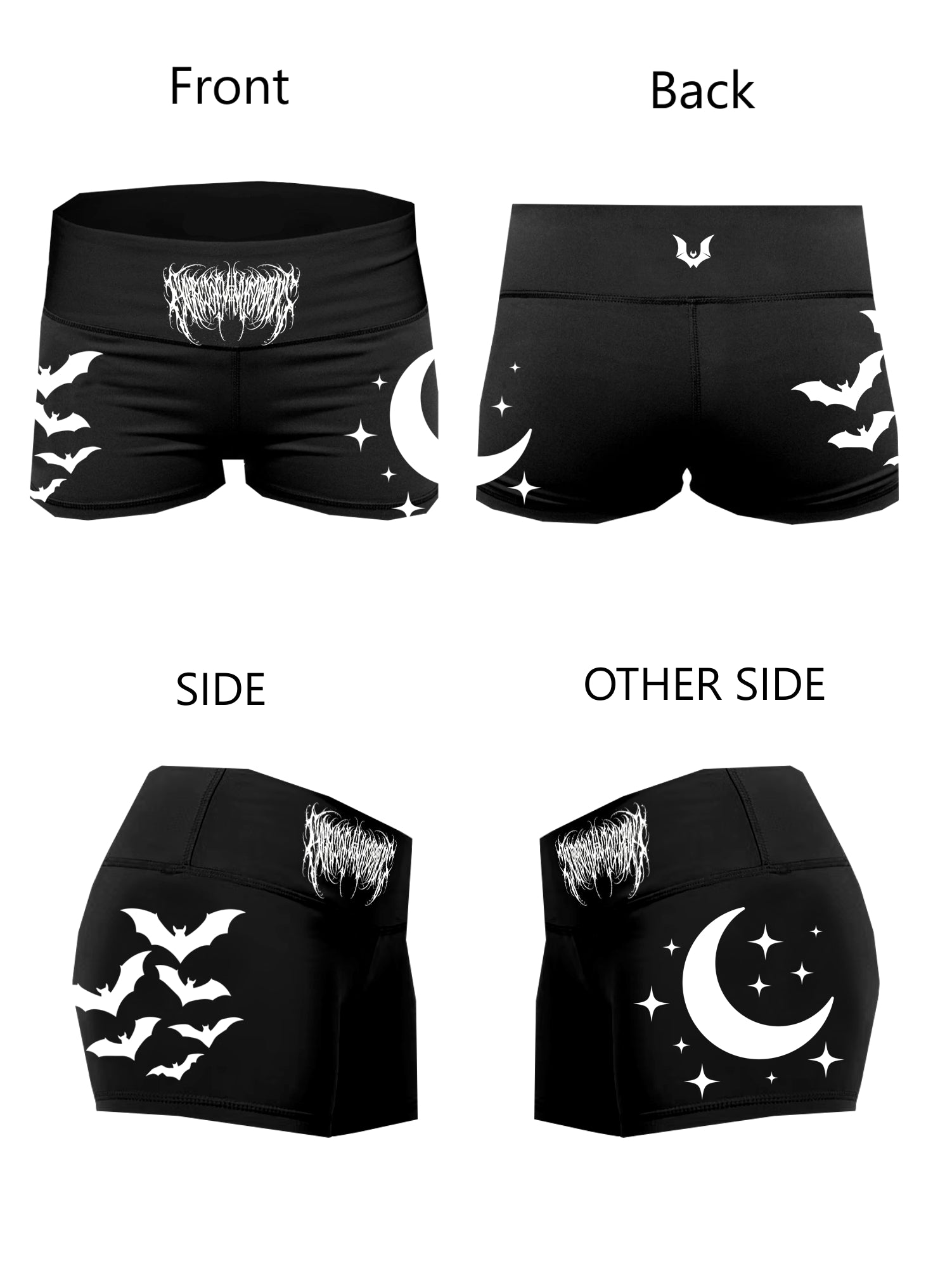 Moonlit Bat - 'Hardcore' Booty Shorts