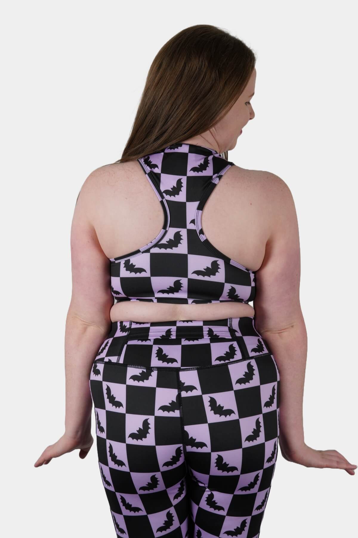 Checkered Bats - Full Length Leggings