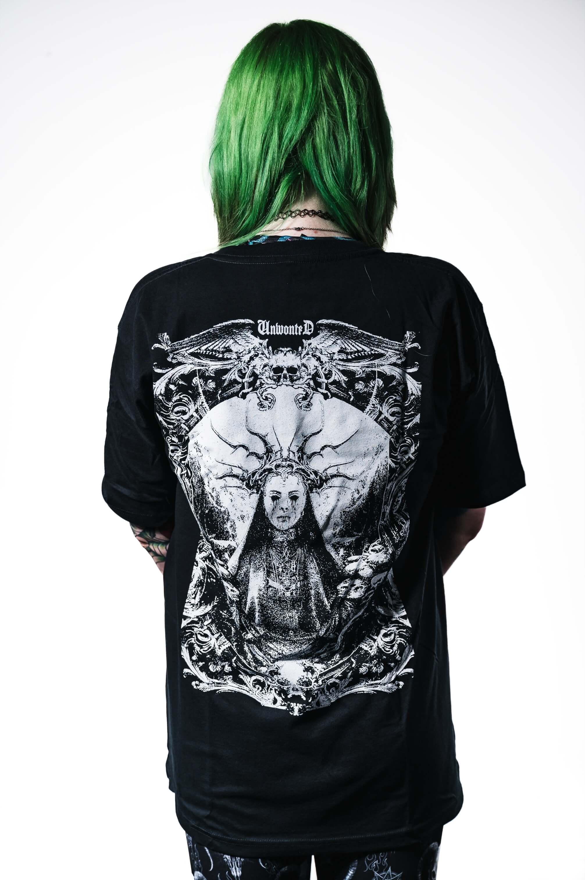 Dark Queen - Cotton T-Shirt - Unwonted Alternative Gym Wear