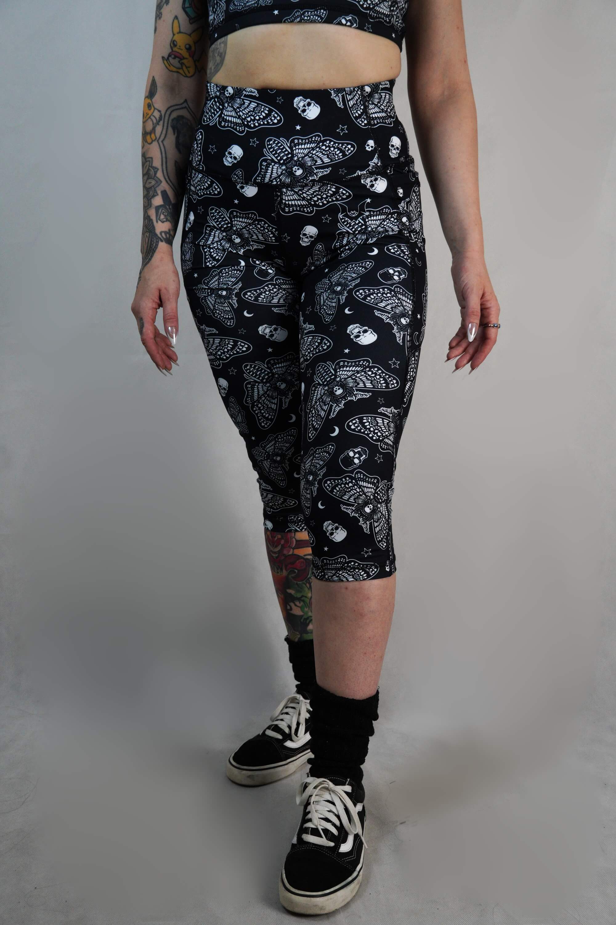 Death Moth - Capri Side Pockets