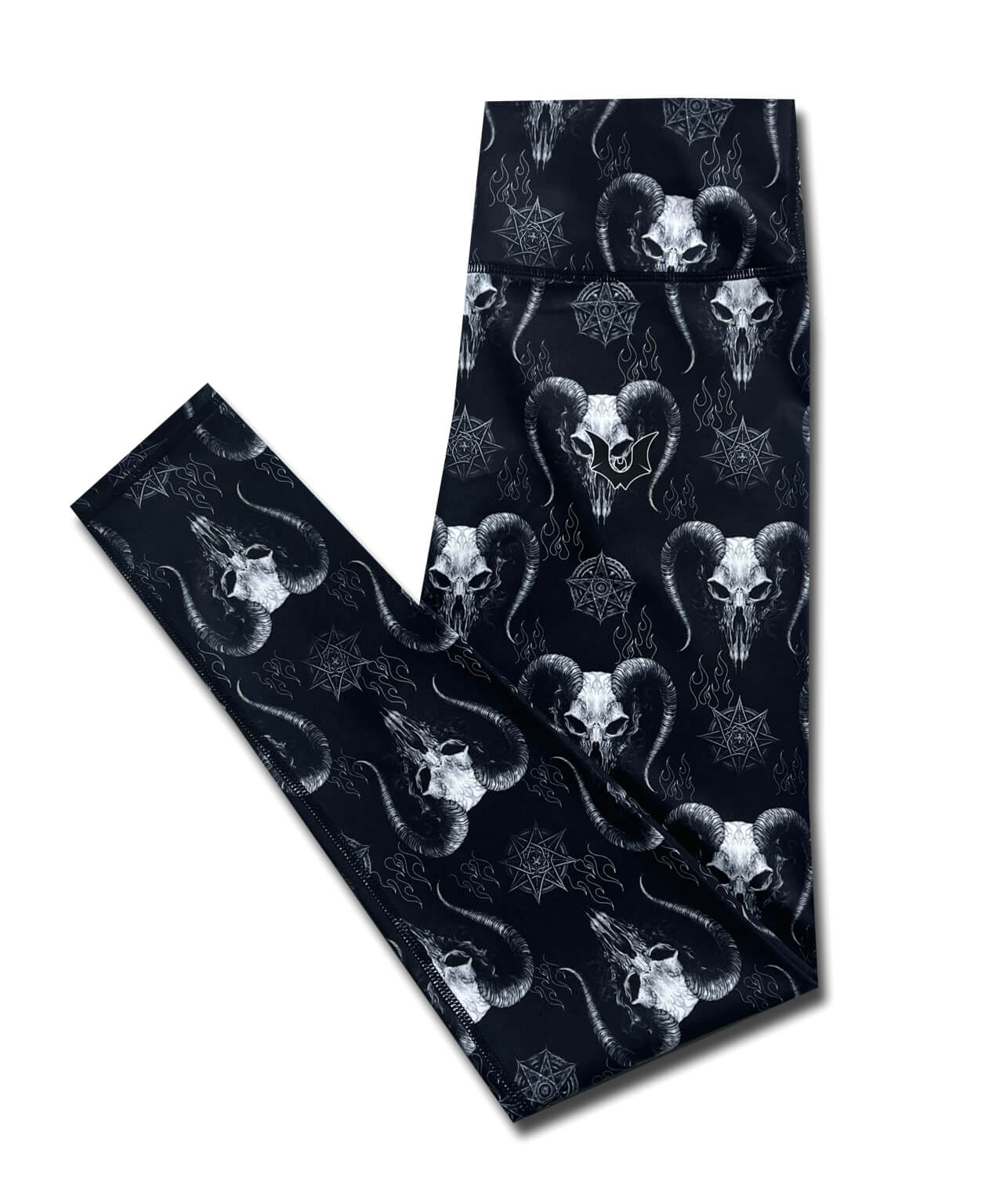 Demonic - Full Length Legging - Unwonted Alternative Gym Wear - unwontedapparel