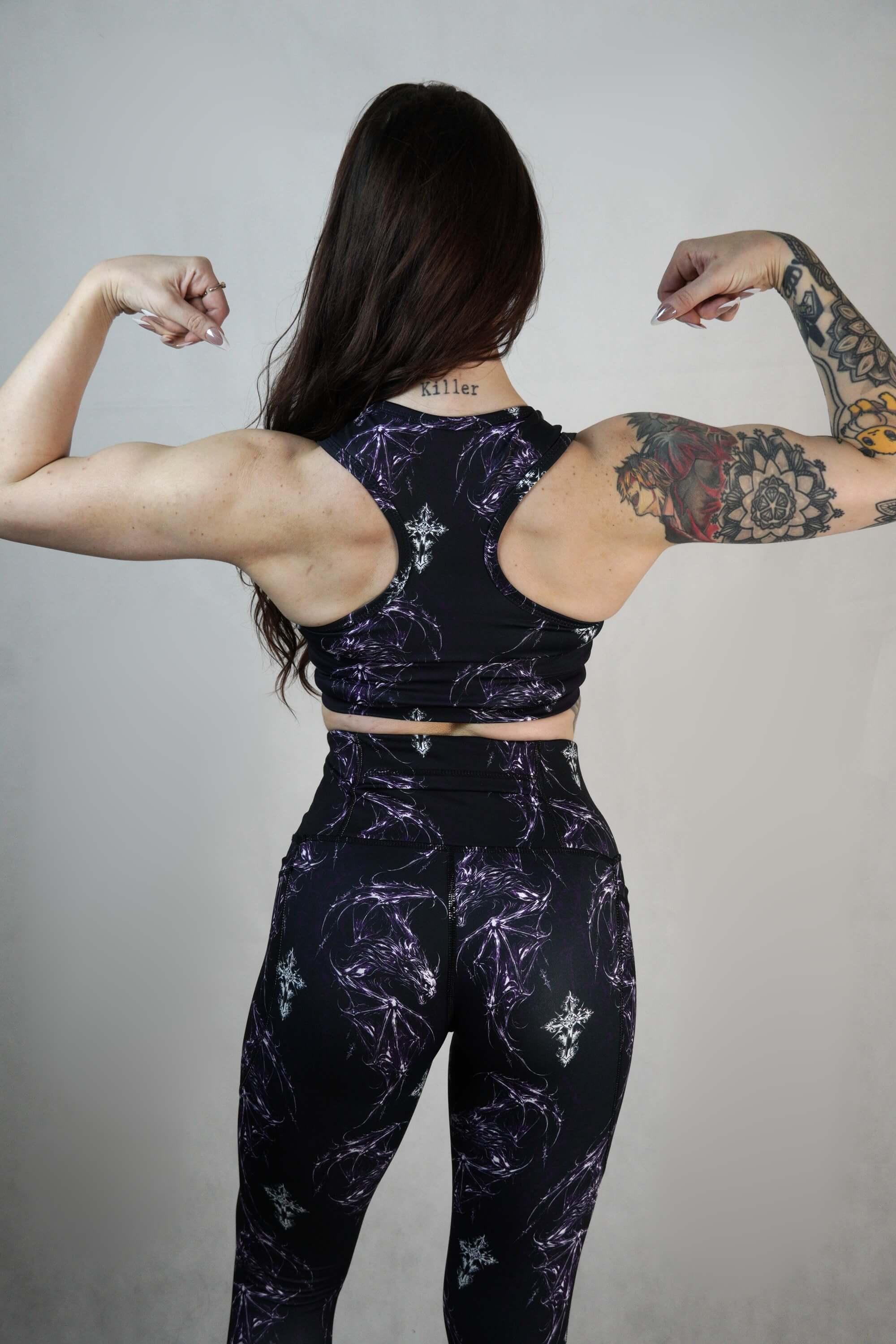 Devil Bat - Racerback Crop Top