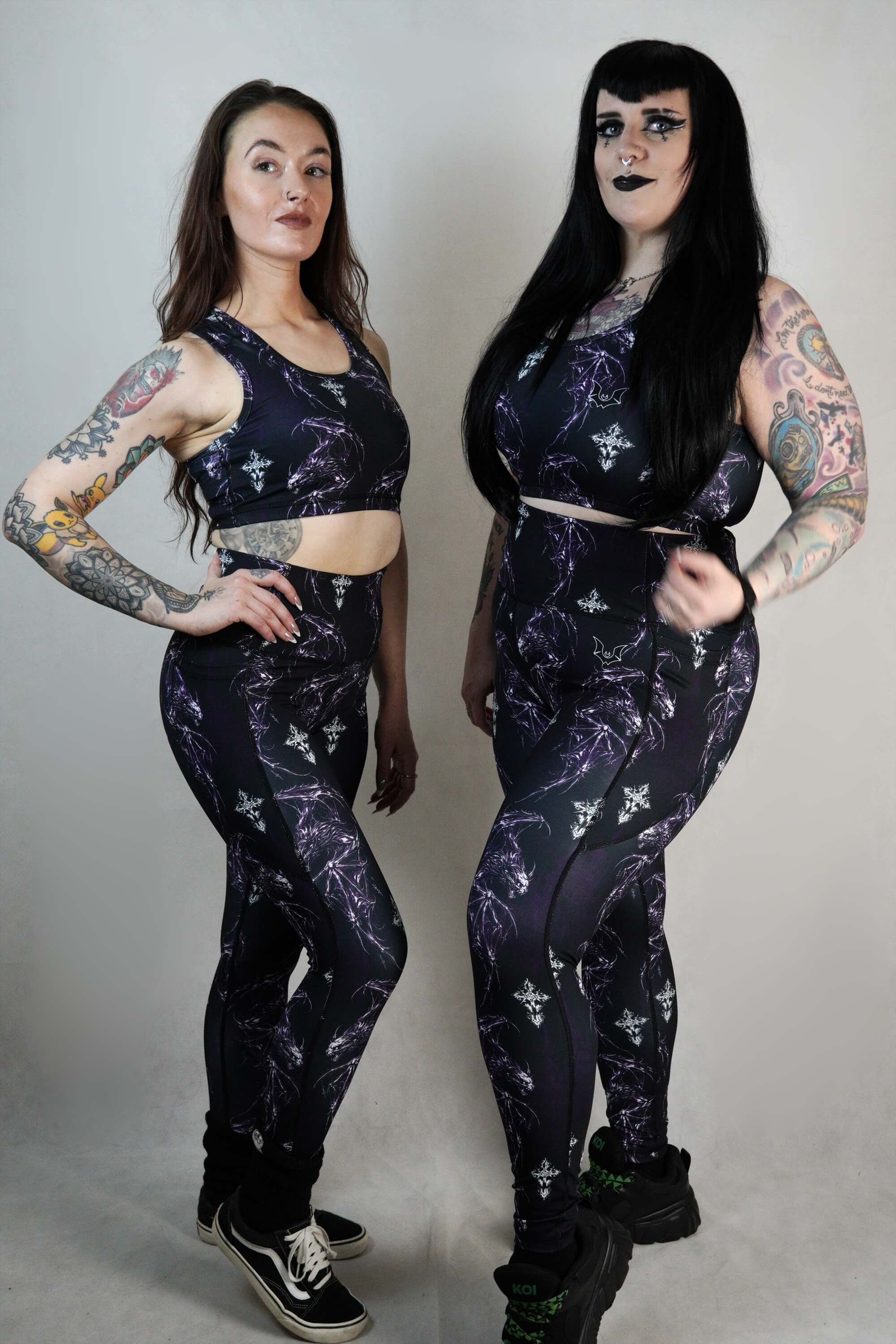 Devil Bat - Racerback Crop Top