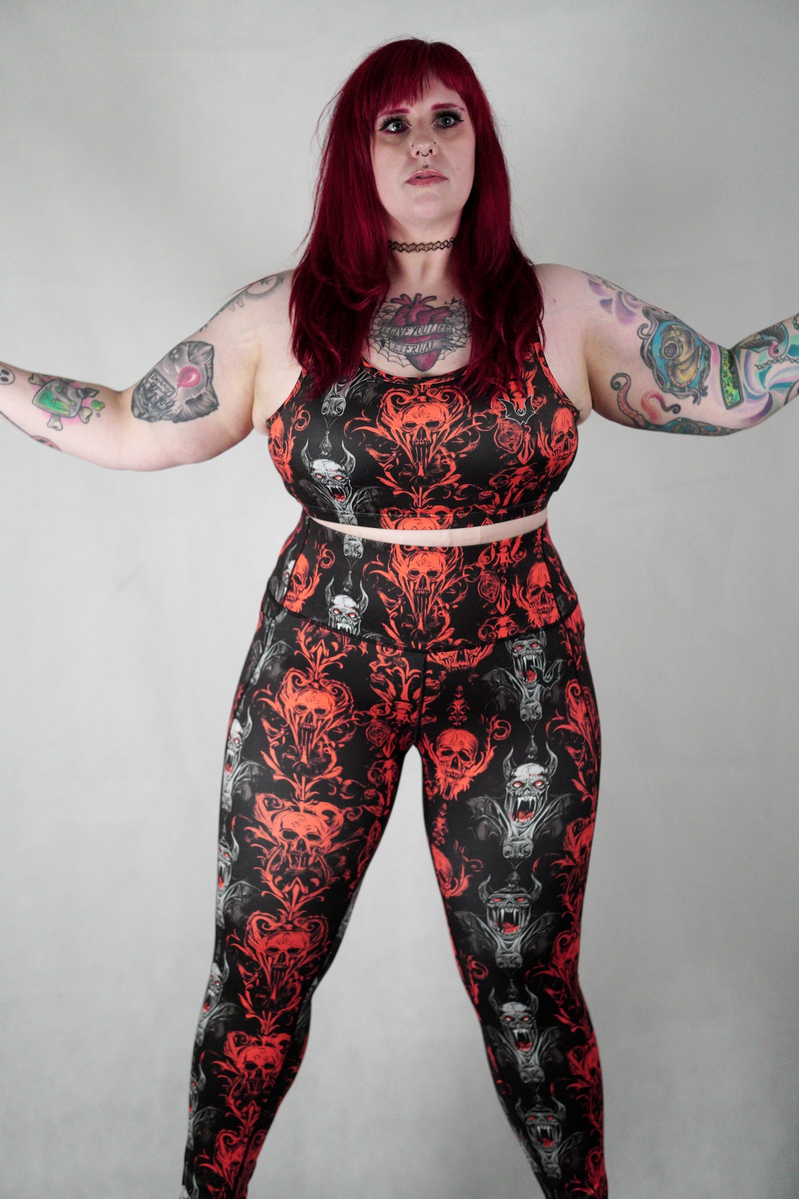 Devil Inside - Side Pocket Leggings