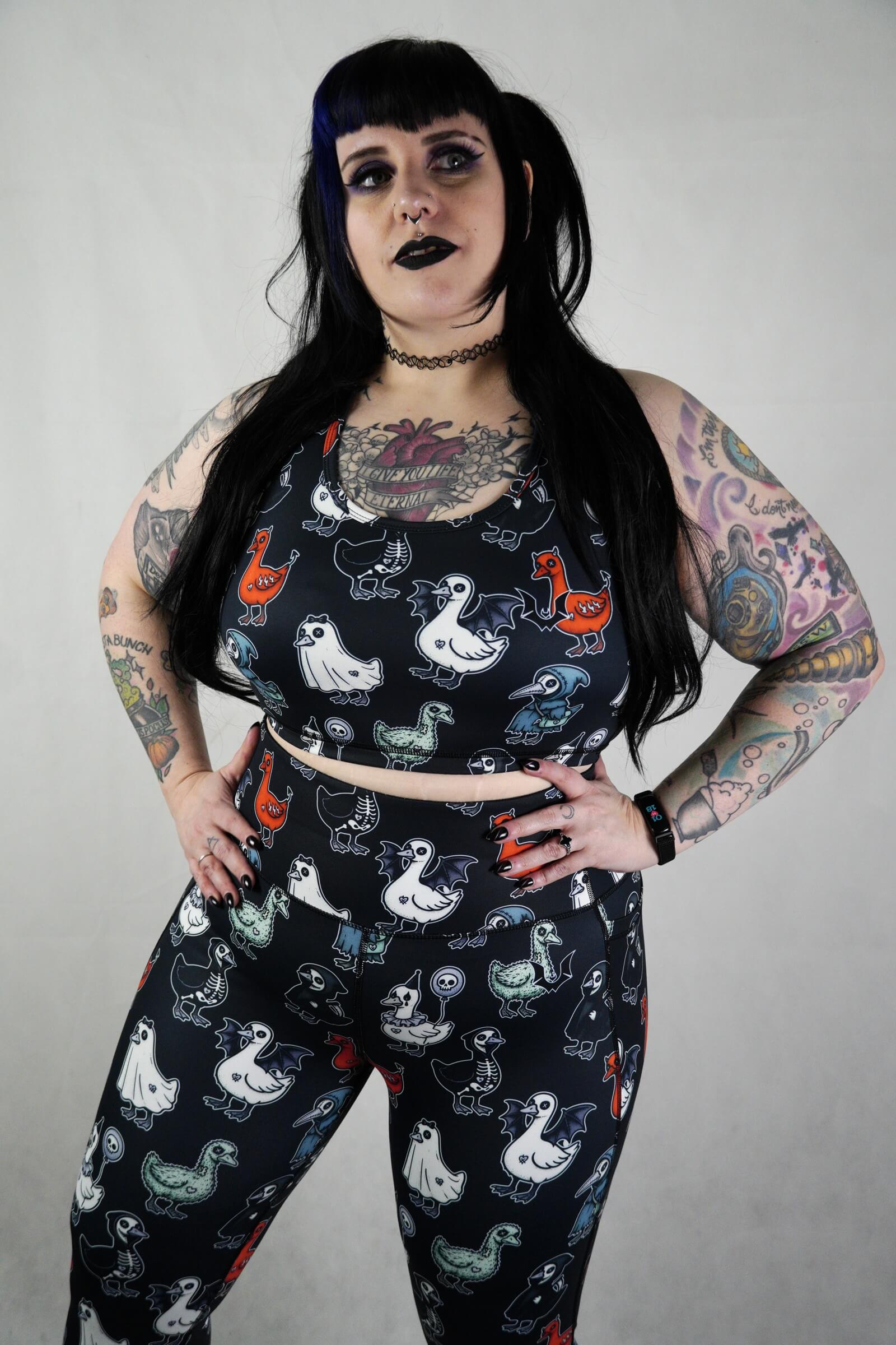 Evil Ducks - Racerback Crop Top