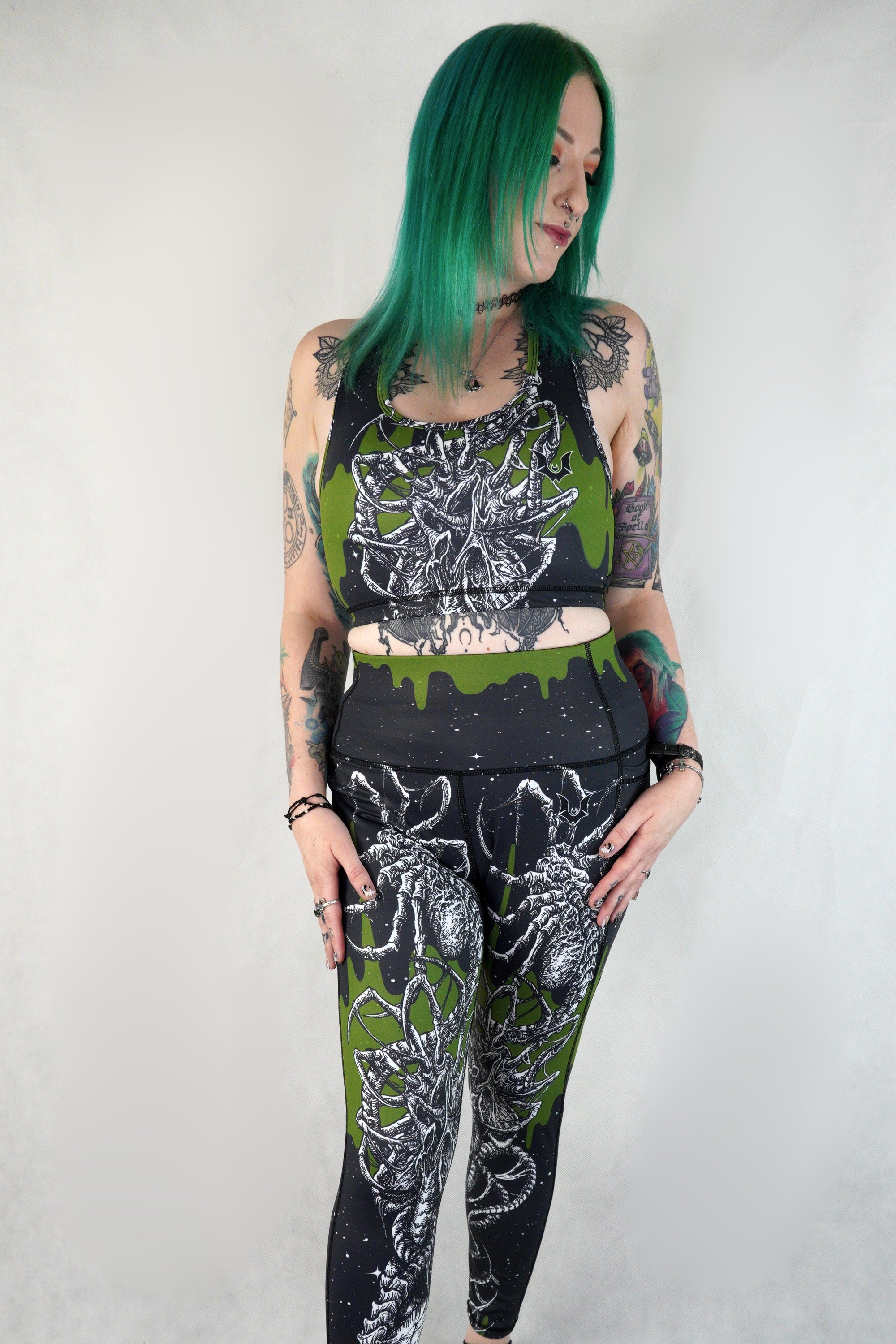 Facehugger Blood - Side Pocket Leggings
