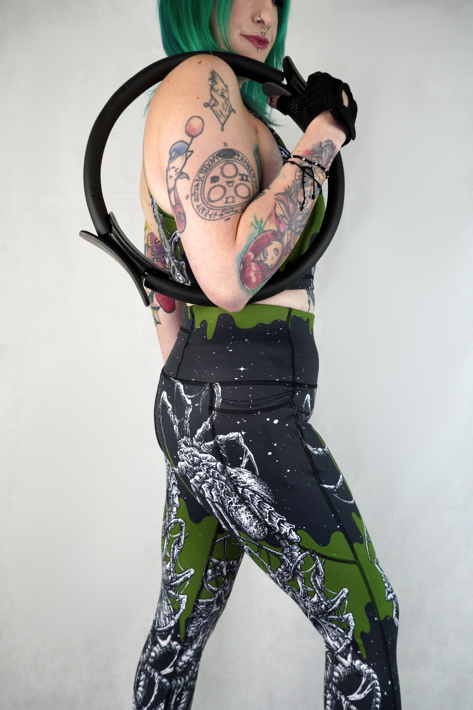 Facehugger Blood - Side Pocket Leggings