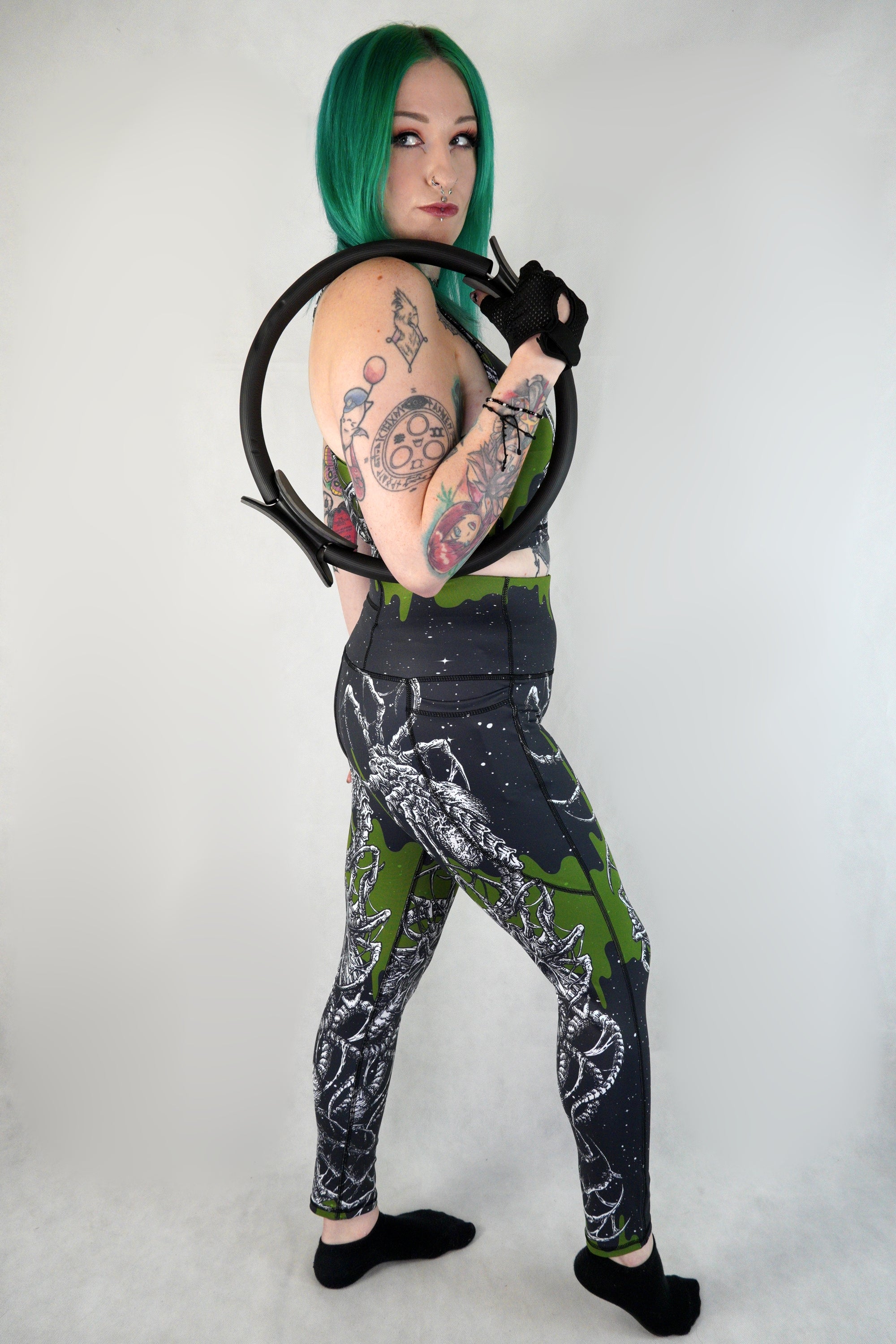 Facehugger Blood - Side Pocket Leggings