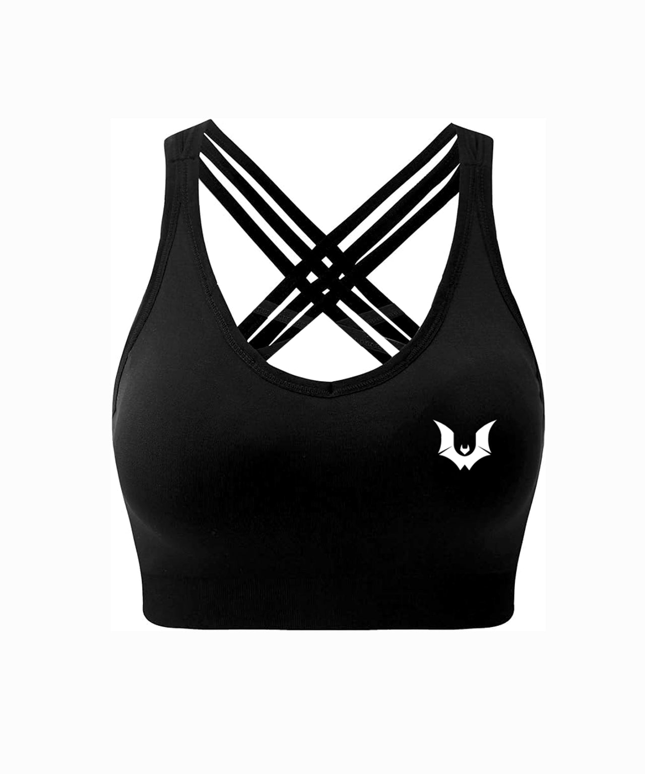 Unwonted Bat Gothica Black - Crop Top