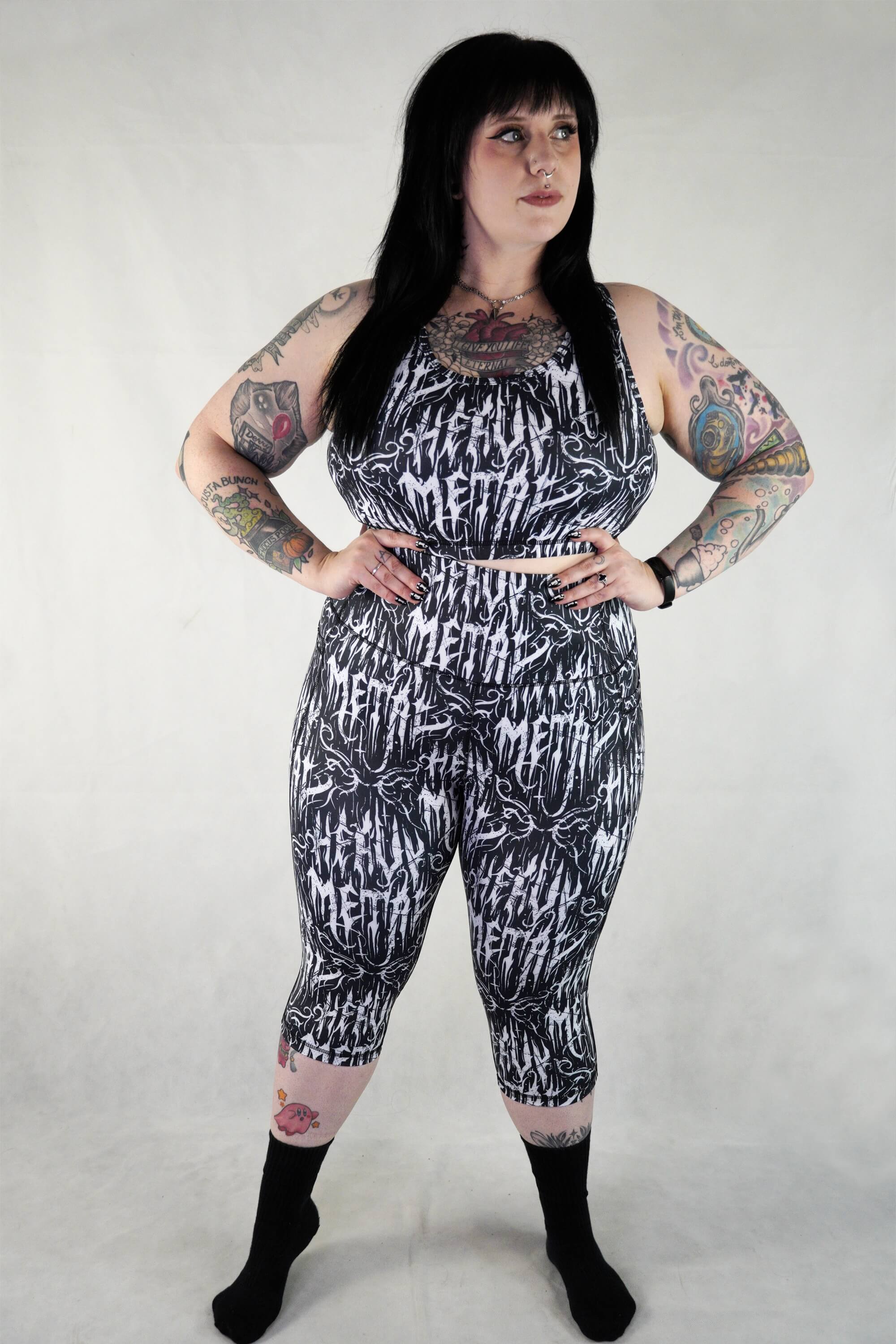 Heavy Metal - Capri Side Pockets