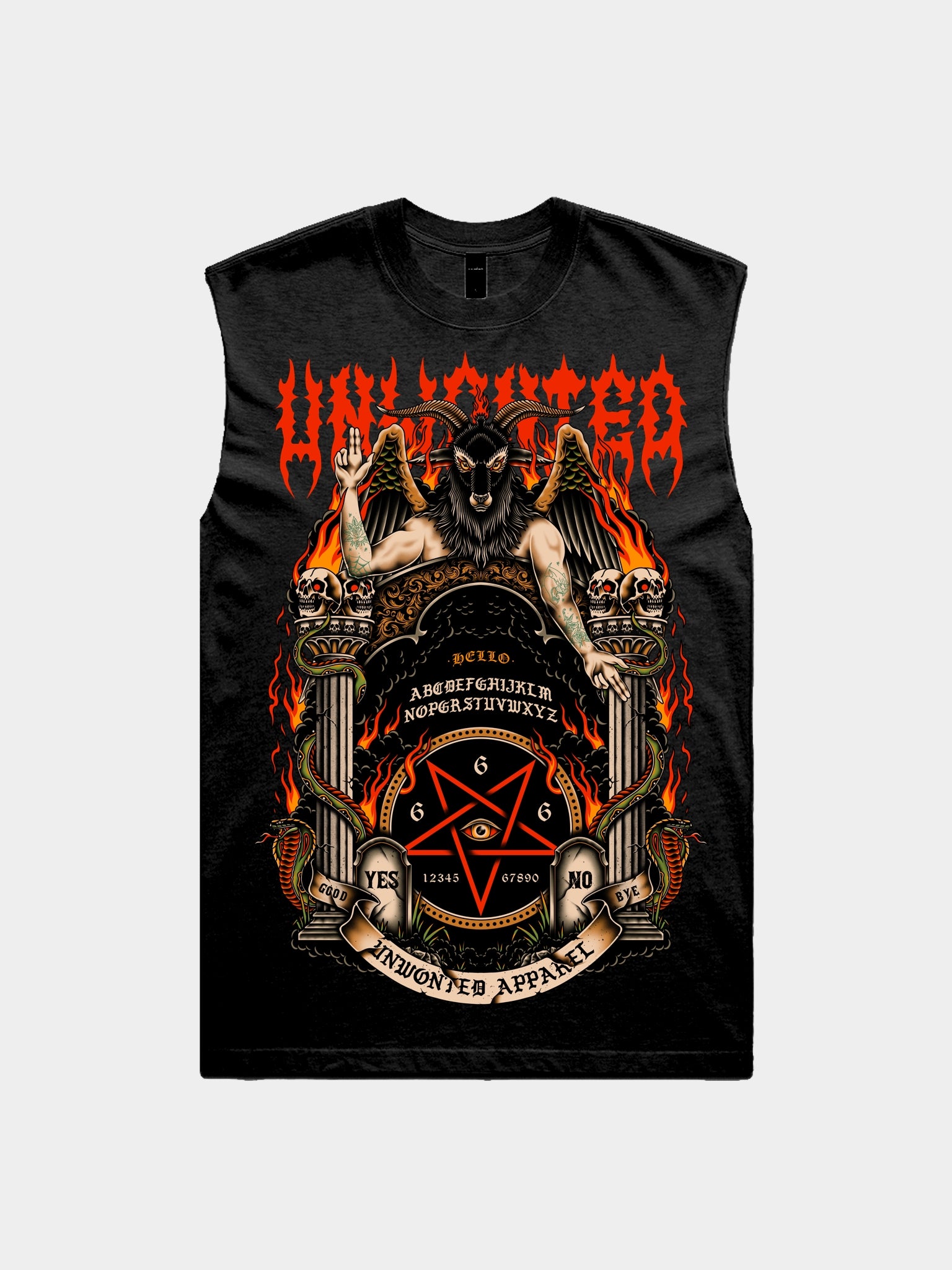 Hellish Baphomet - Unisex Cotton Tank Top