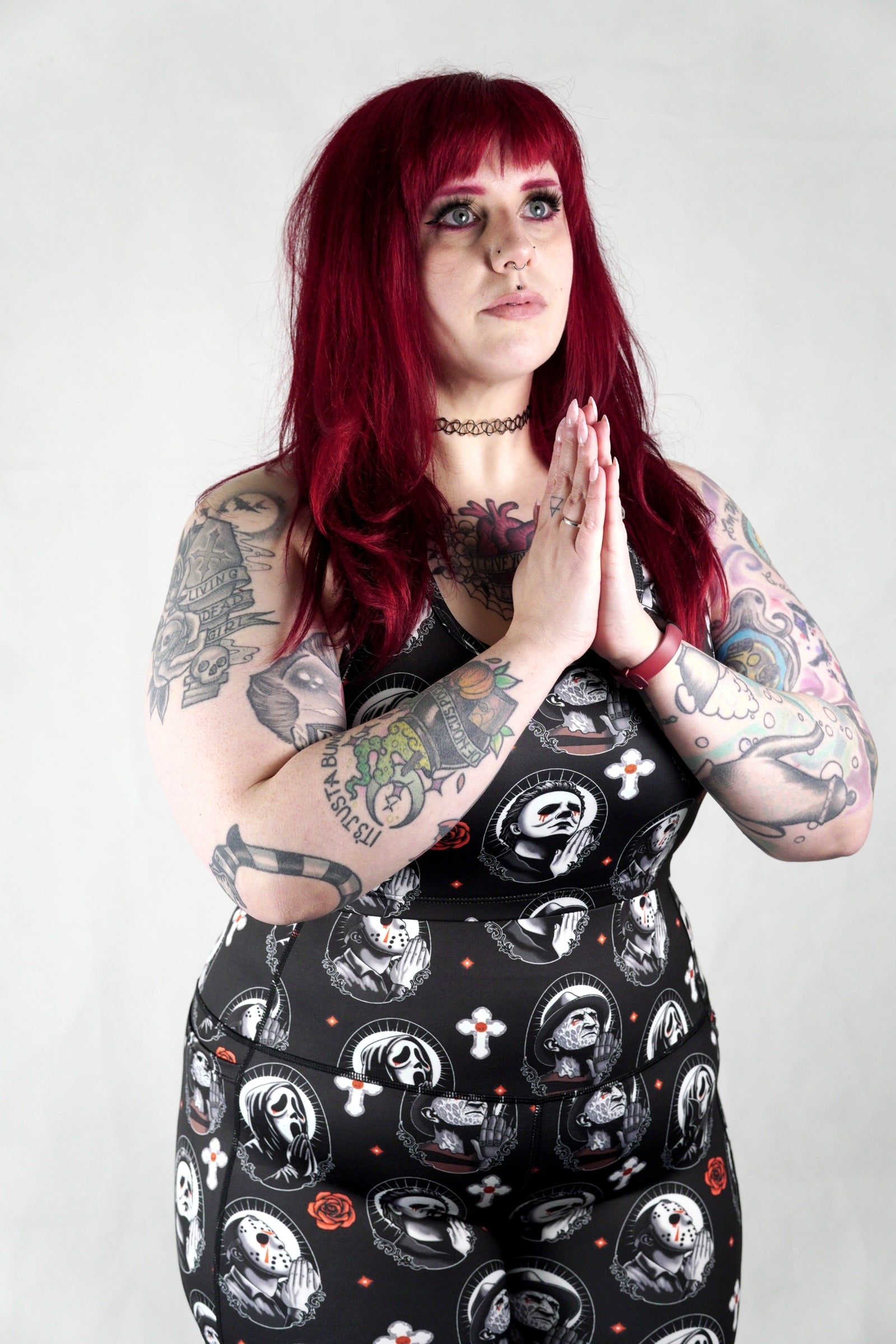 Horror Pray - Side Pocket Leggings